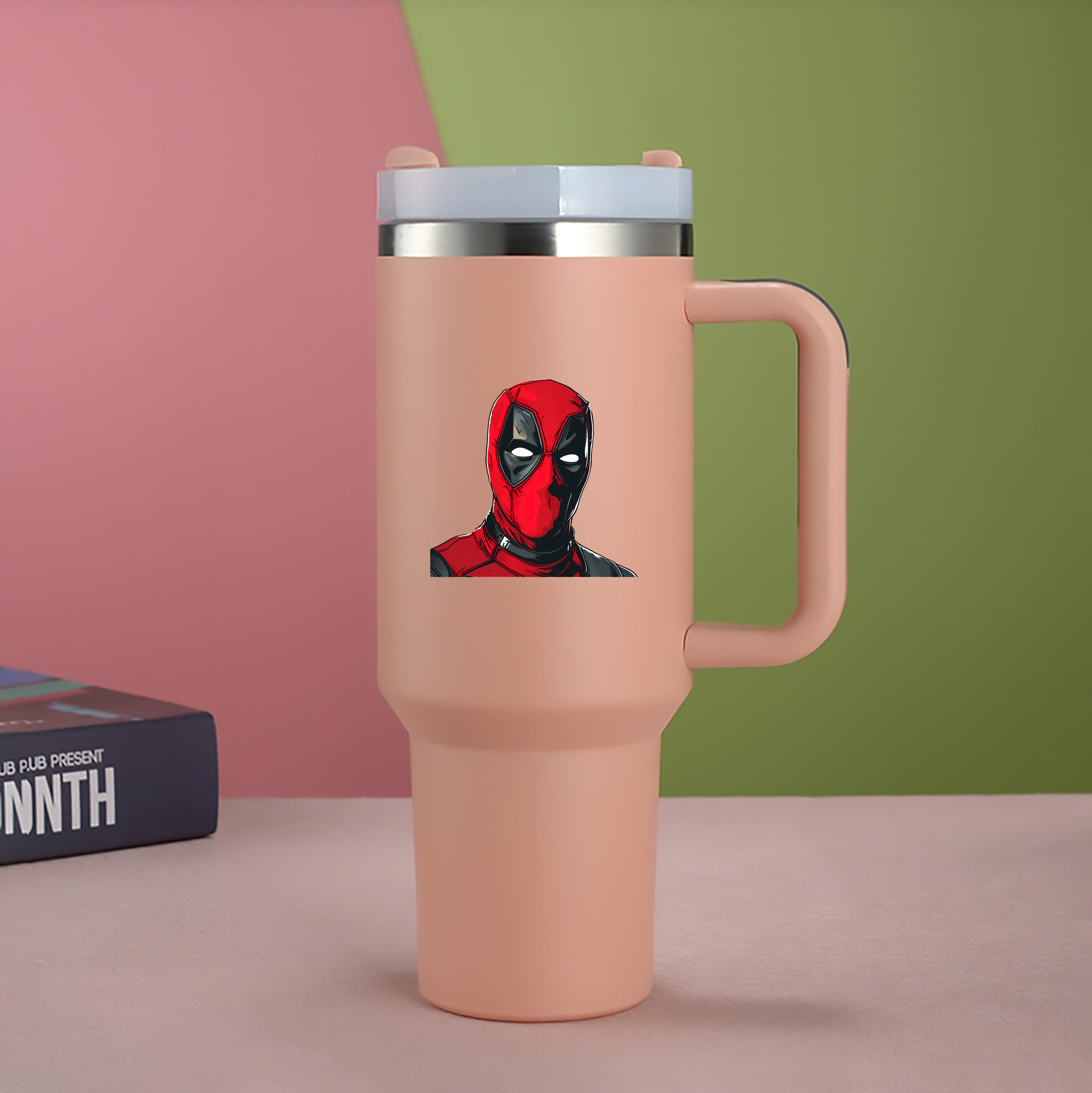 （画像用） Deadpool デッドプール 1200mL車用タンブラー（カラープリント）