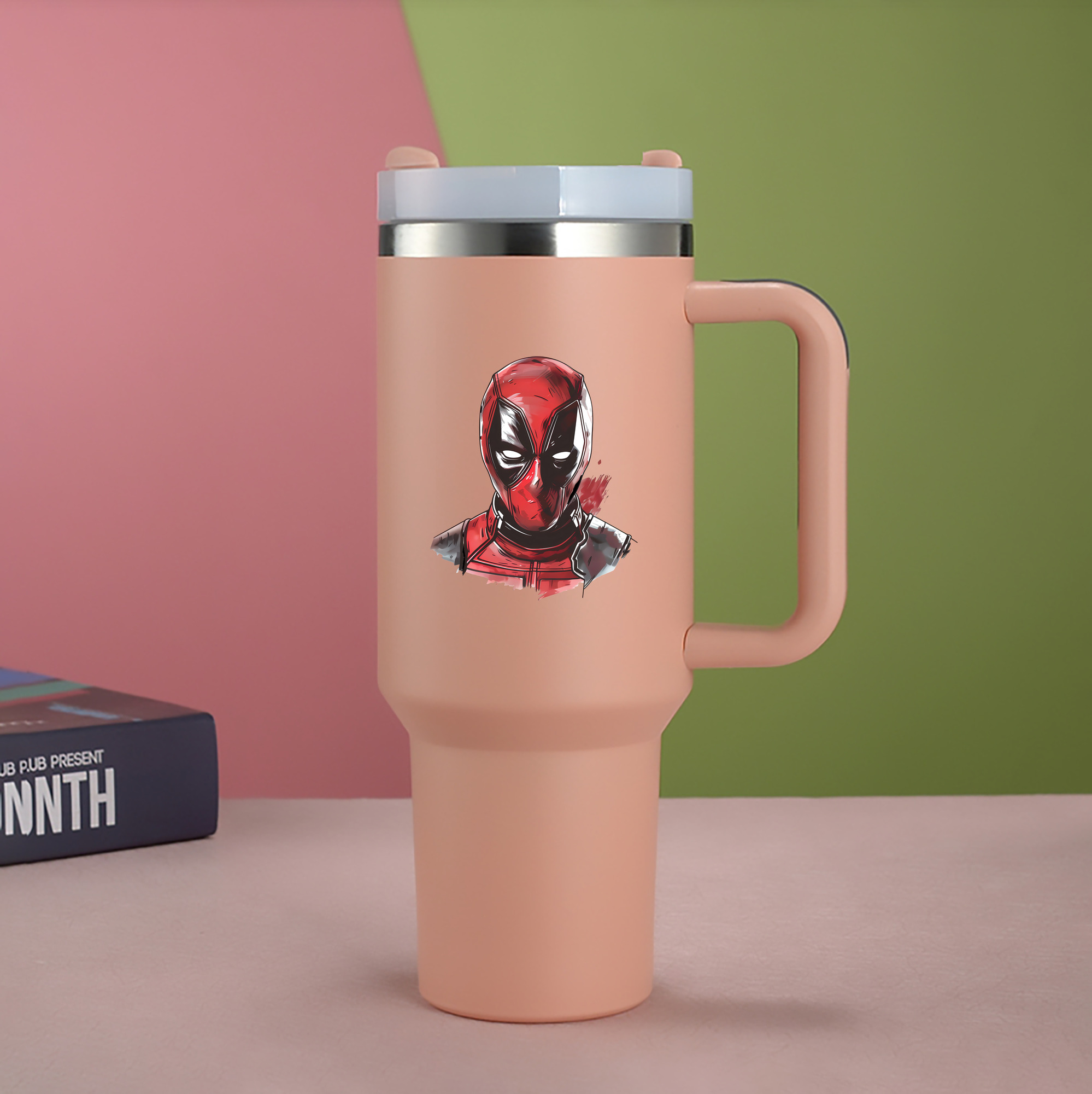 （画像用） Deadpool デッドプール 1200mL車用タンブラー（カラープリント）