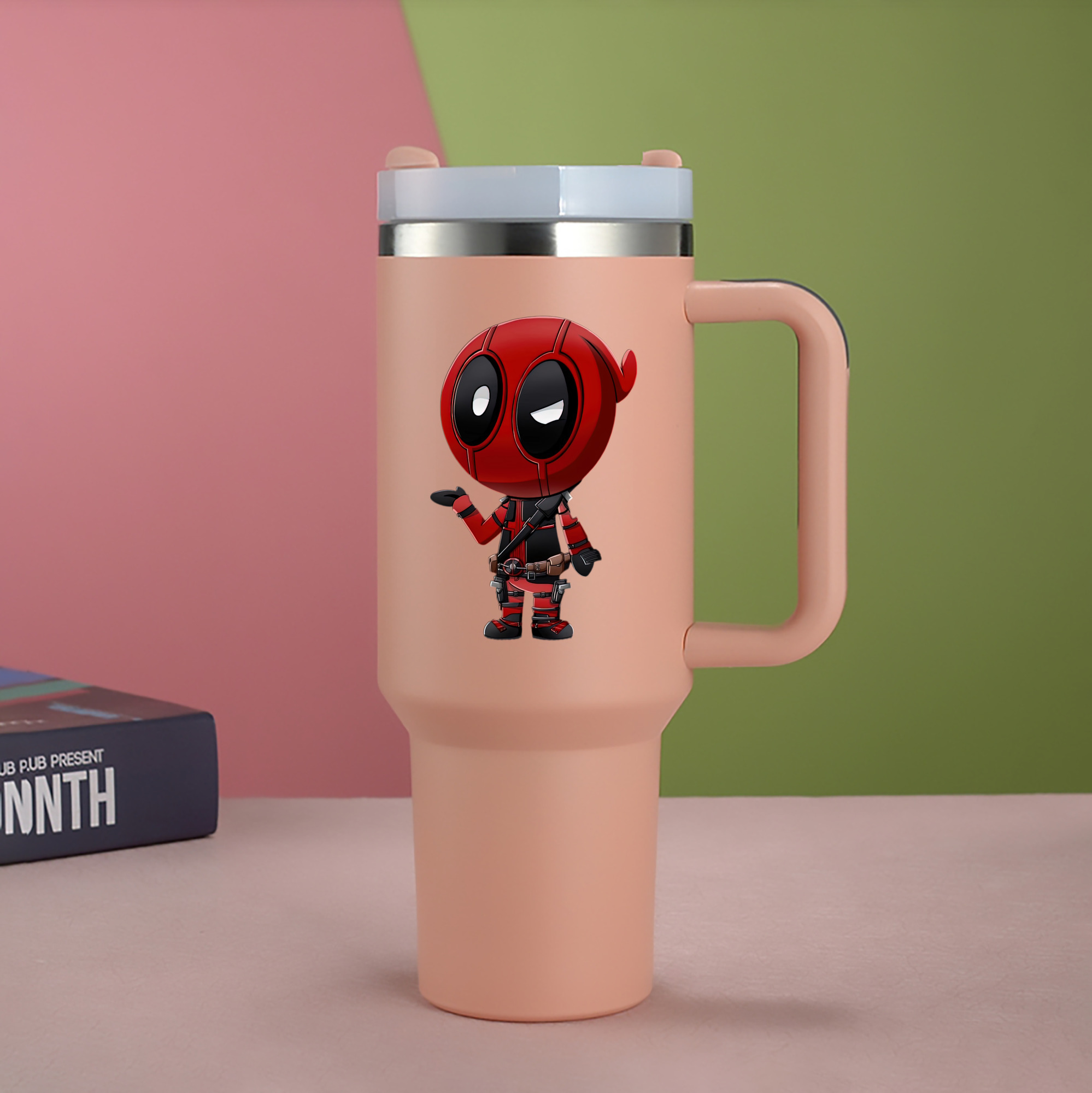 （画像用） Deadpool デッドプール 1200mL車用タンブラー（カラープリント）
