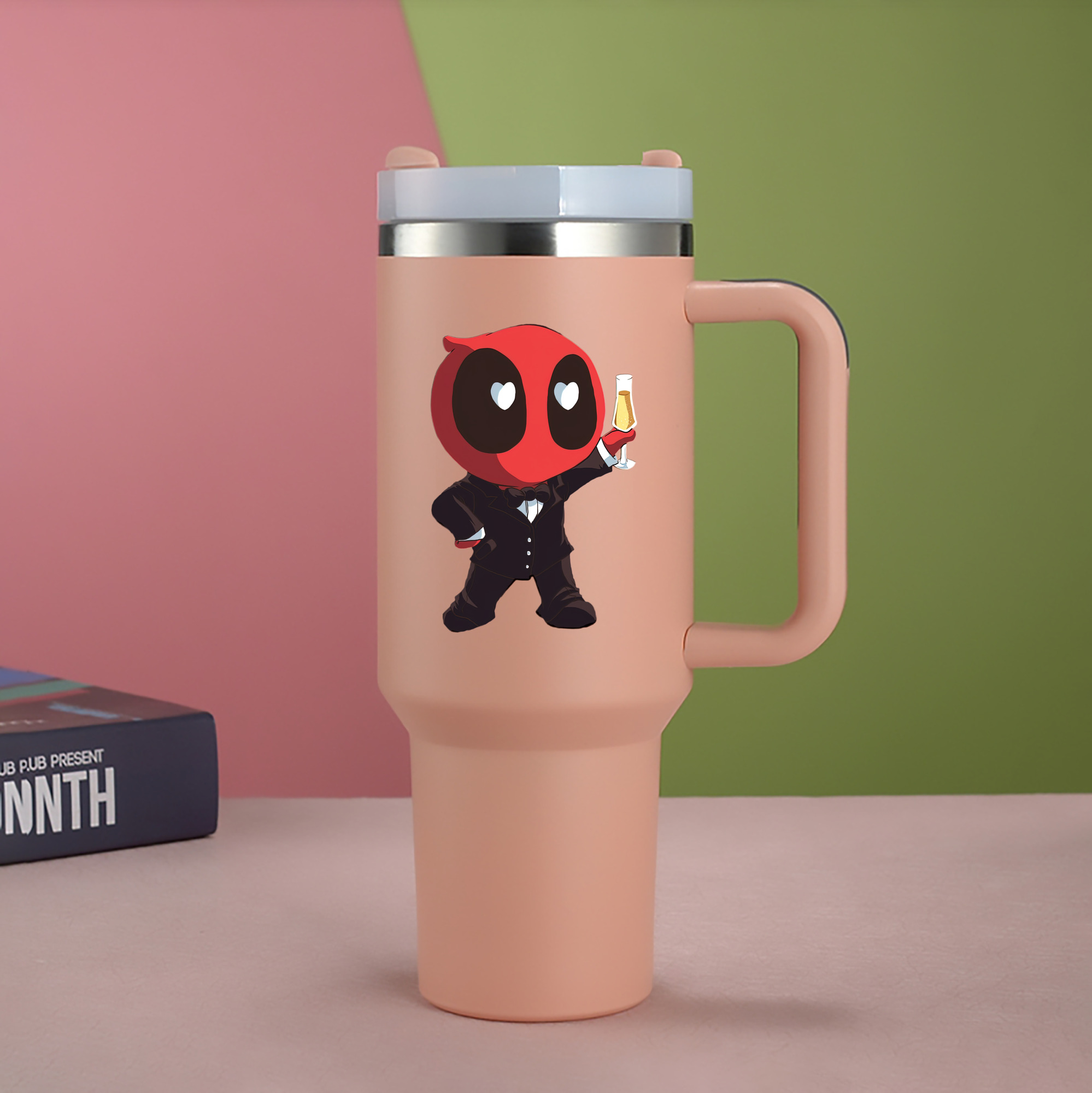 （画像用） Deadpool デッドプール 1200mL車用タンブラー（カラープリント）