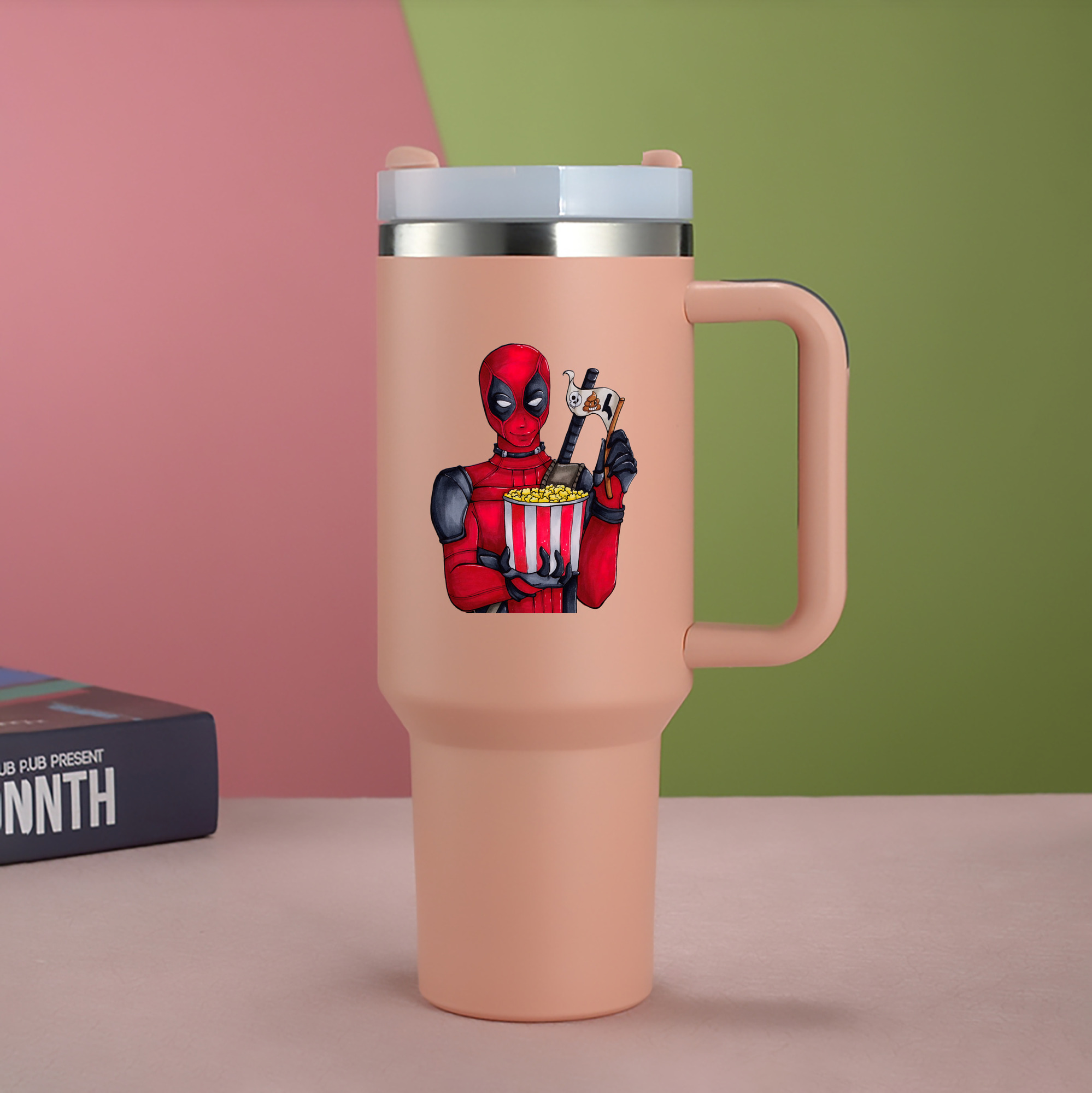 （画像用） Deadpool デッドプール 1200mL車用タンブラー（カラープリント）