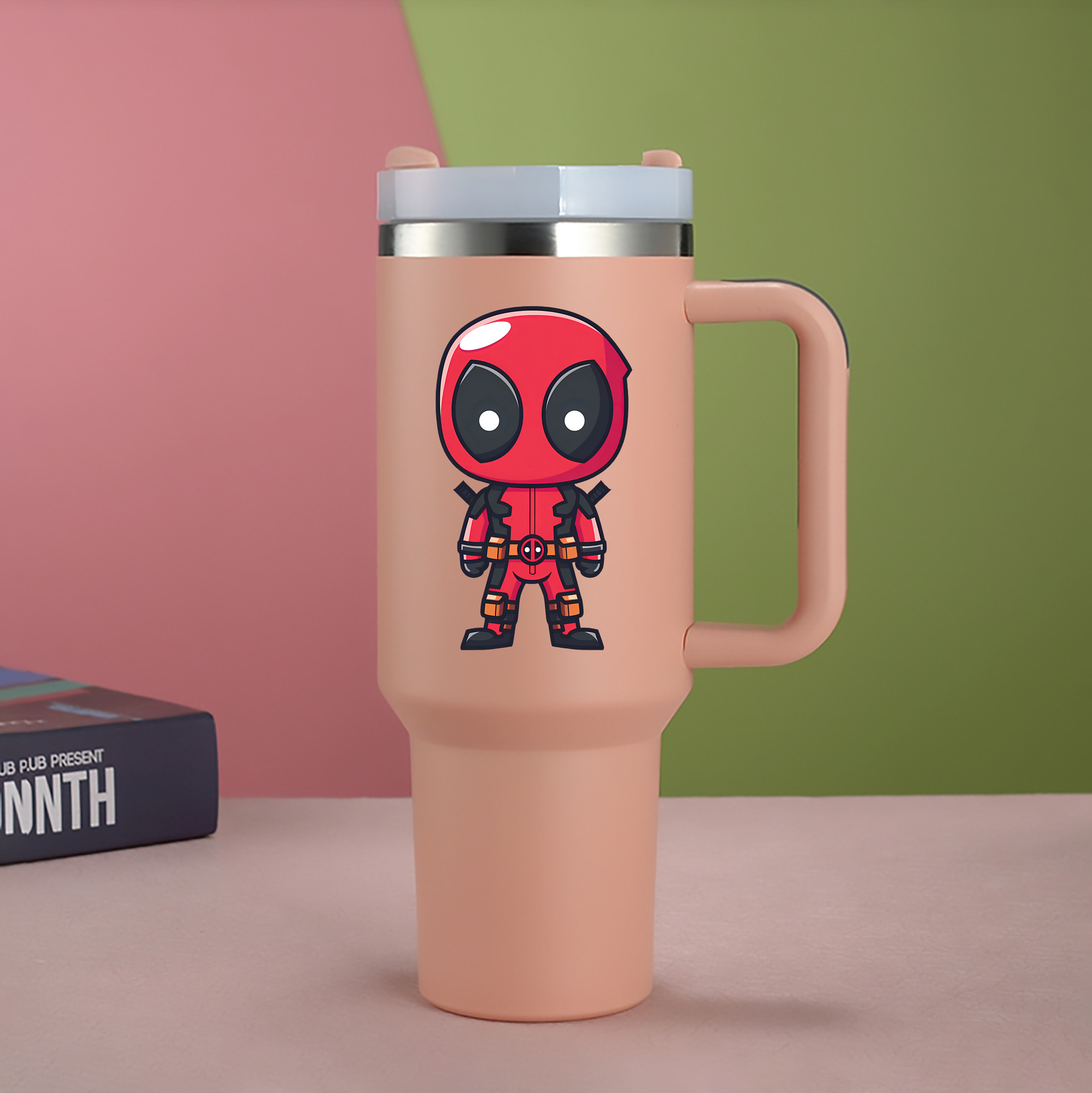 （画像用） Deadpool デッドプール 1200mL車用タンブラー（カラープリント）