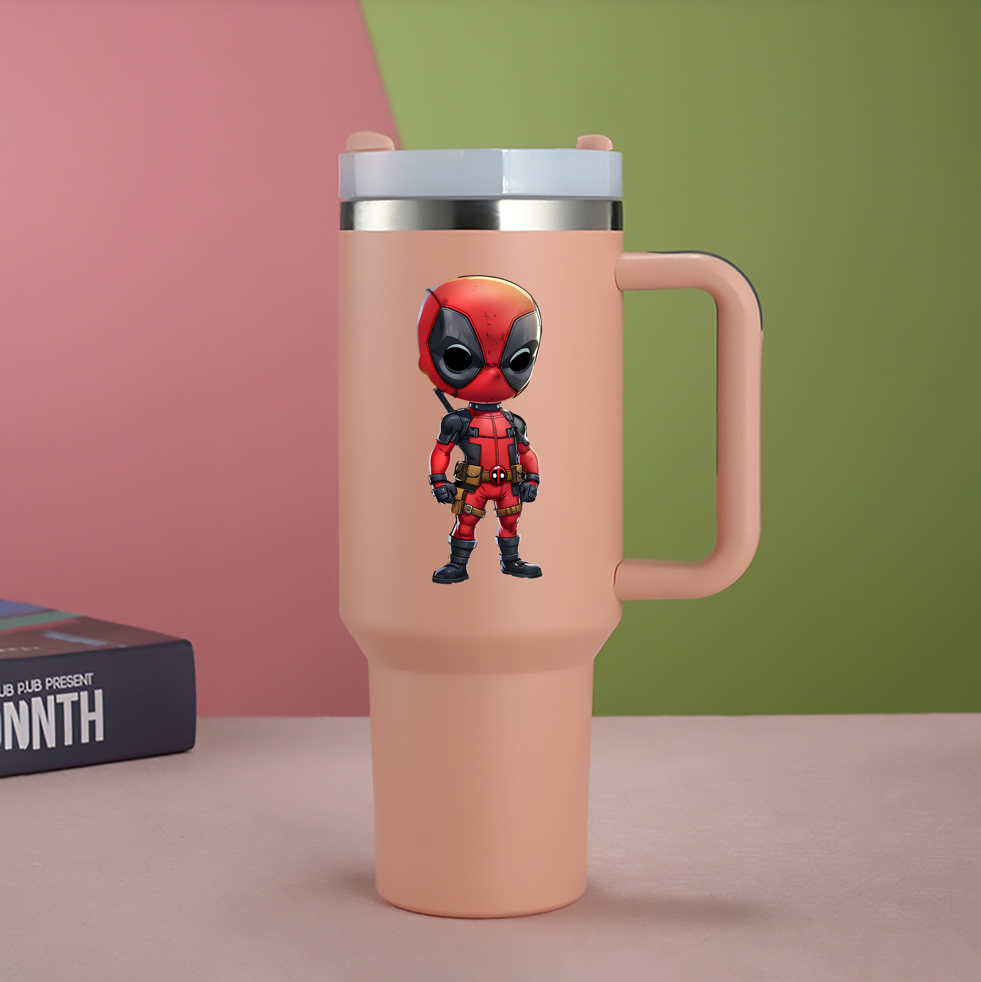 （画像用） Deadpool デッドプール 1200mL車用タンブラー（カラープリント）