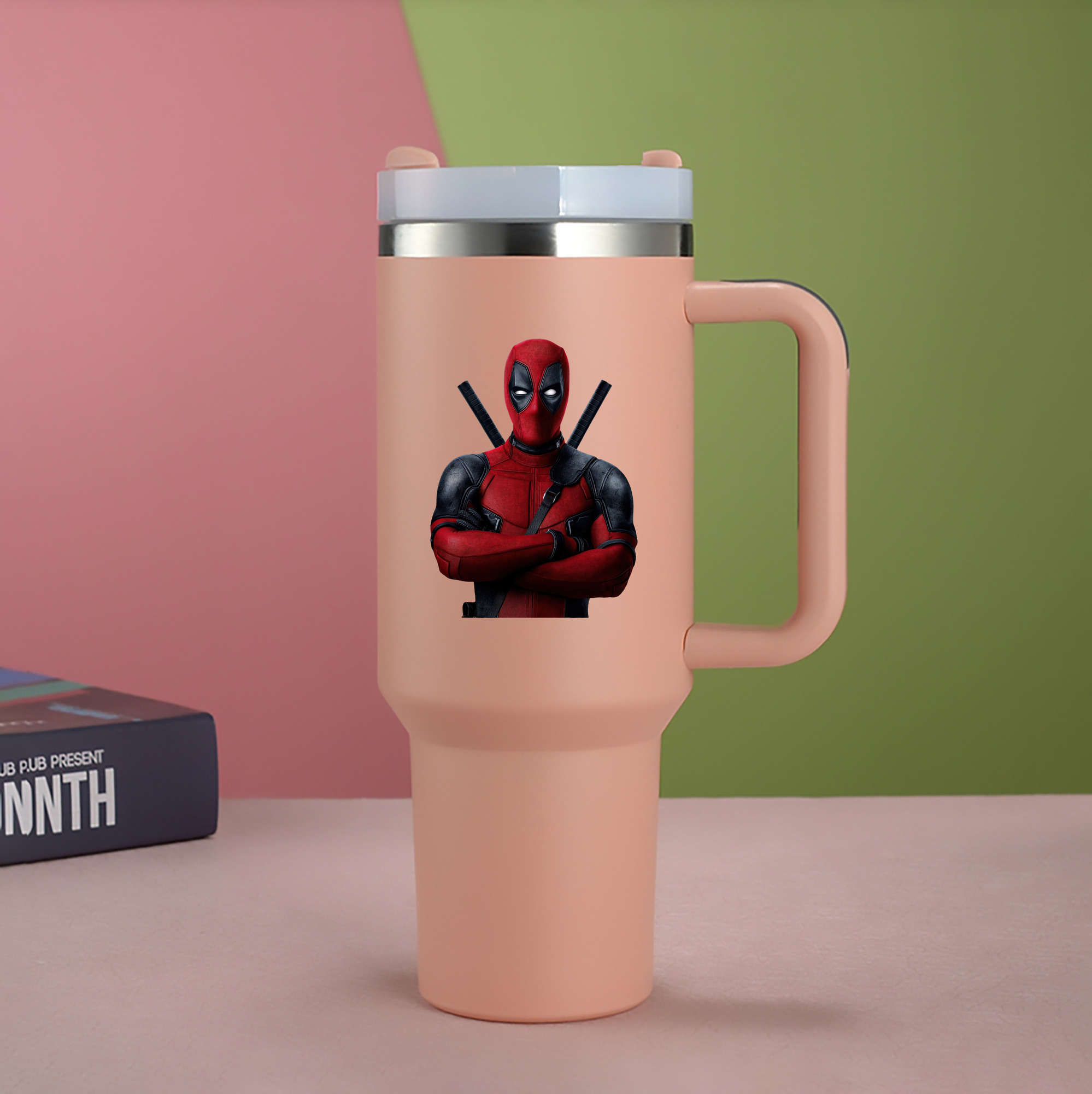（画像用） Deadpool デッドプール 1200mL車用タンブラー（カラープリント）