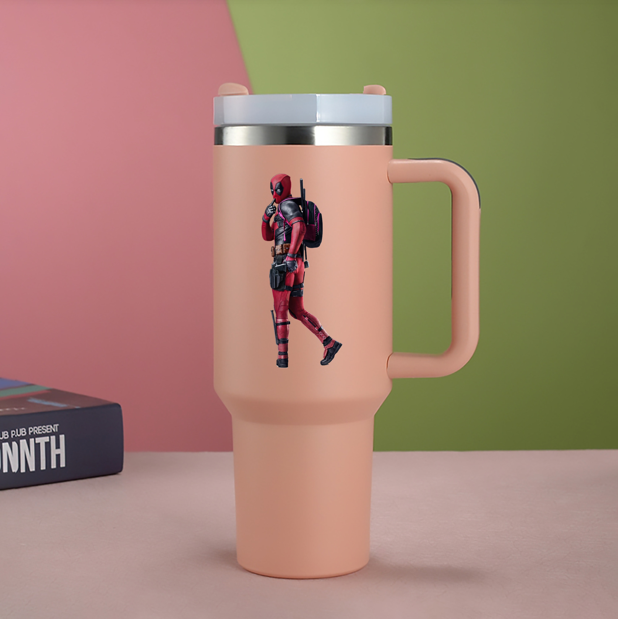 （画像用） Deadpool デッドプール 1200mL車用タンブラー（カラープリント）