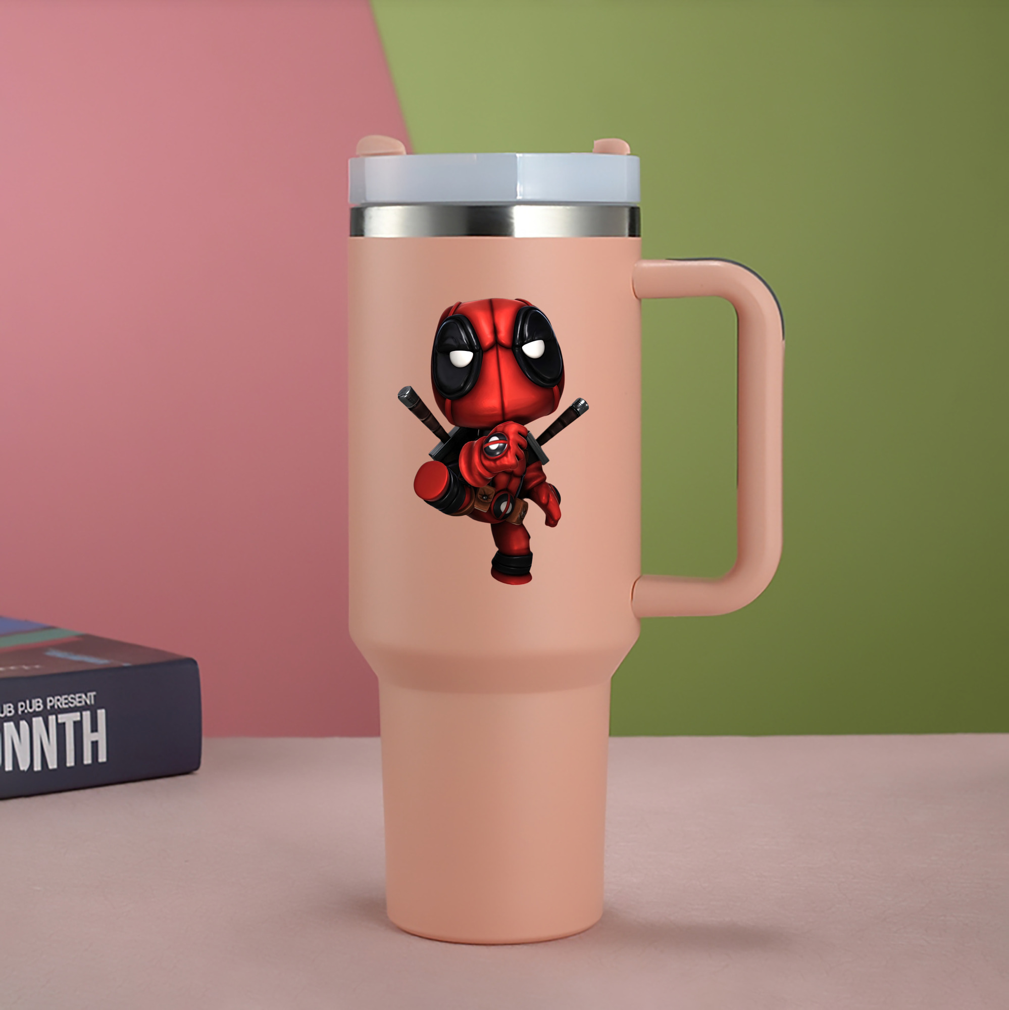 （画像用） Deadpool デッドプール 1200mL車用タンブラー（カラープリント）