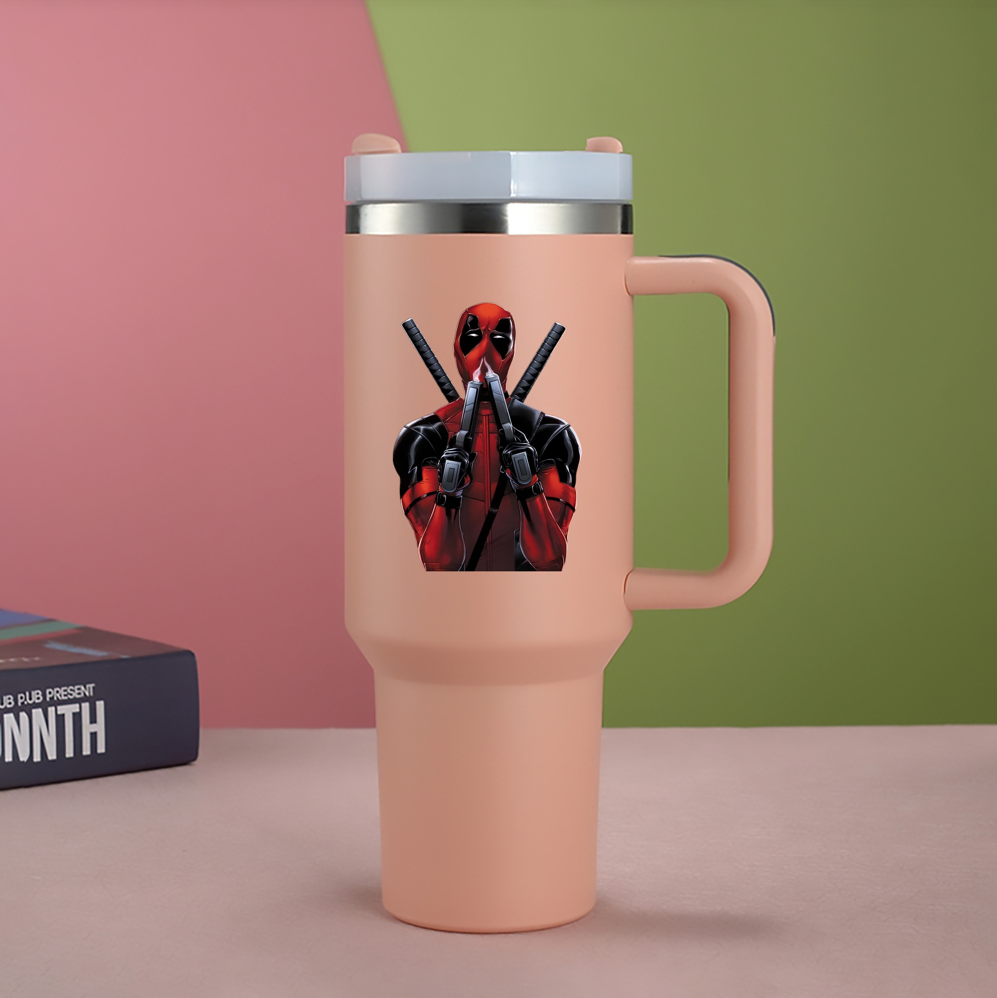 （画像用） Deadpool デッドプール 1200mL車用タンブラー（カラープリント）