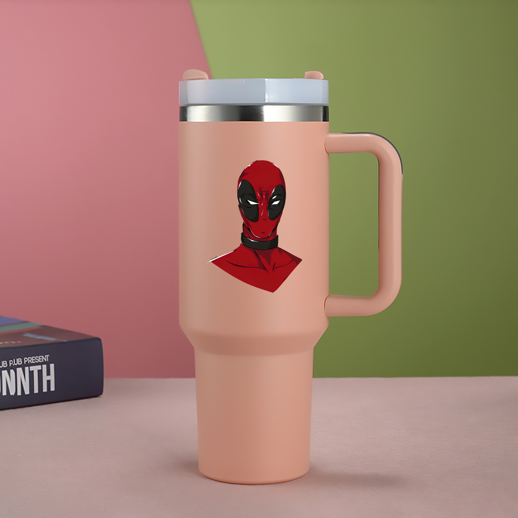 （画像用） Deadpool デッドプール 1200mL車用タンブラー（カラープリント）