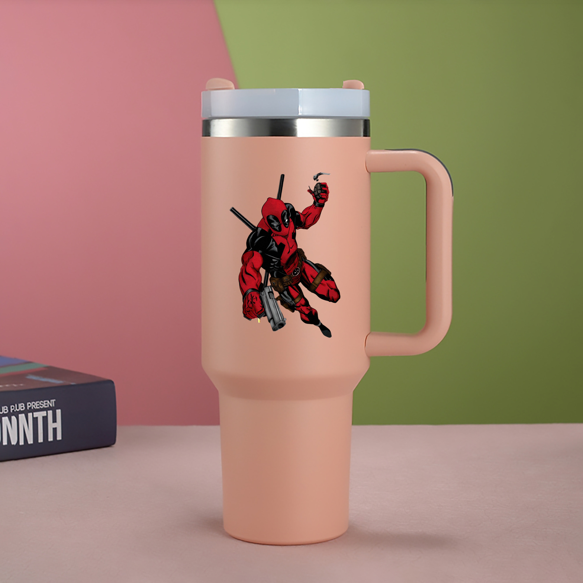 （画像用） Deadpool デッドプール 1200mL車用タンブラー（カラープリント）