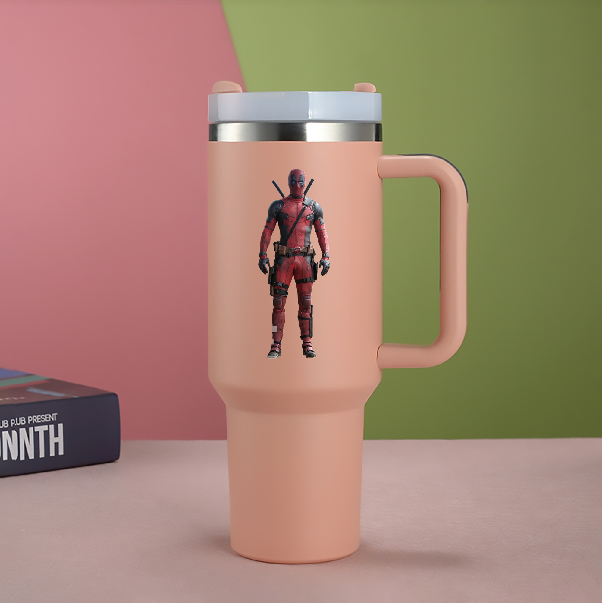 （画像用） Deadpool デッドプール 1200mL車用タンブラー（カラープリント）