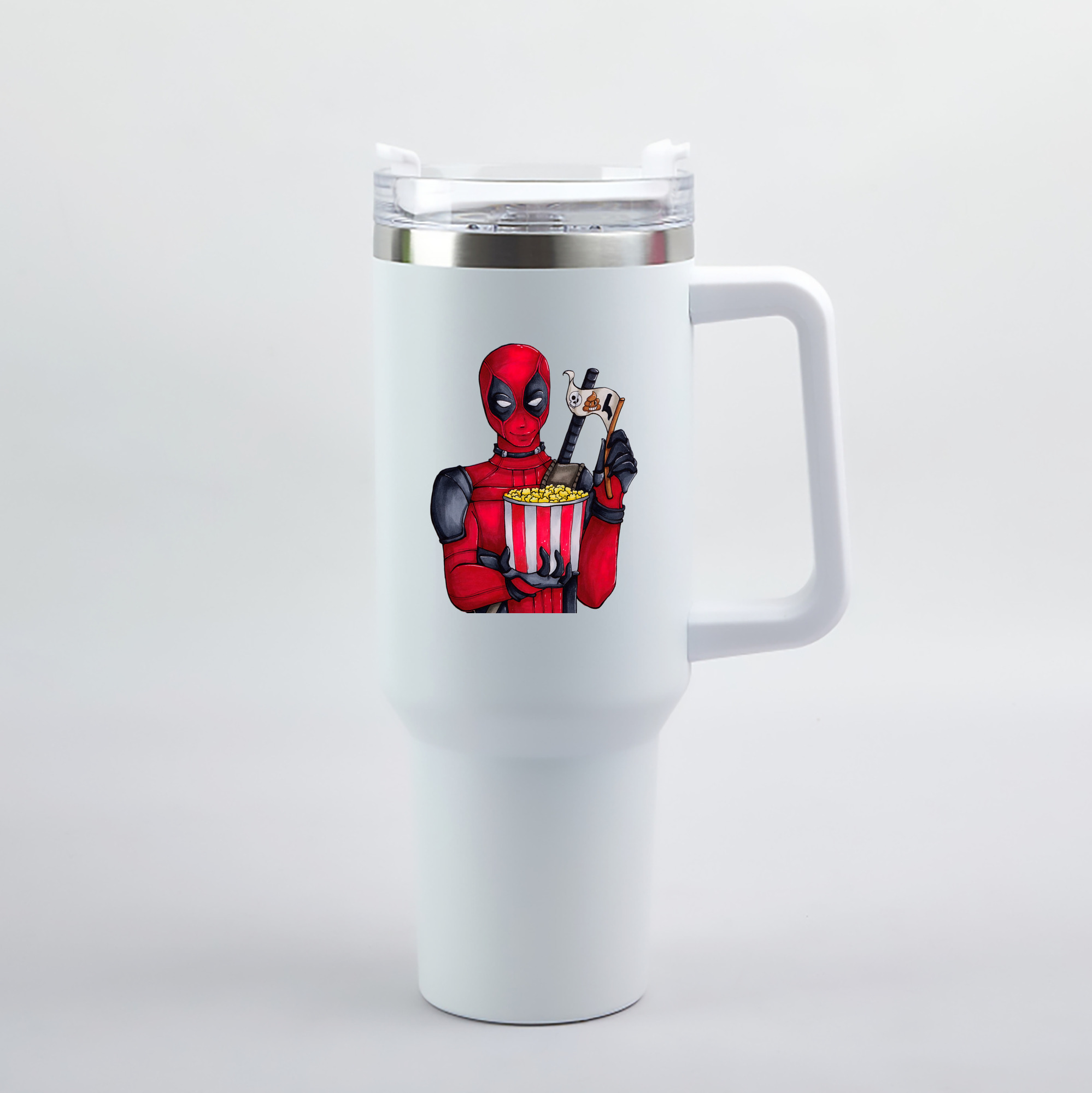 （画像用） Deadpool デッドプール 1200mL車用タンブラー（カラープリント）