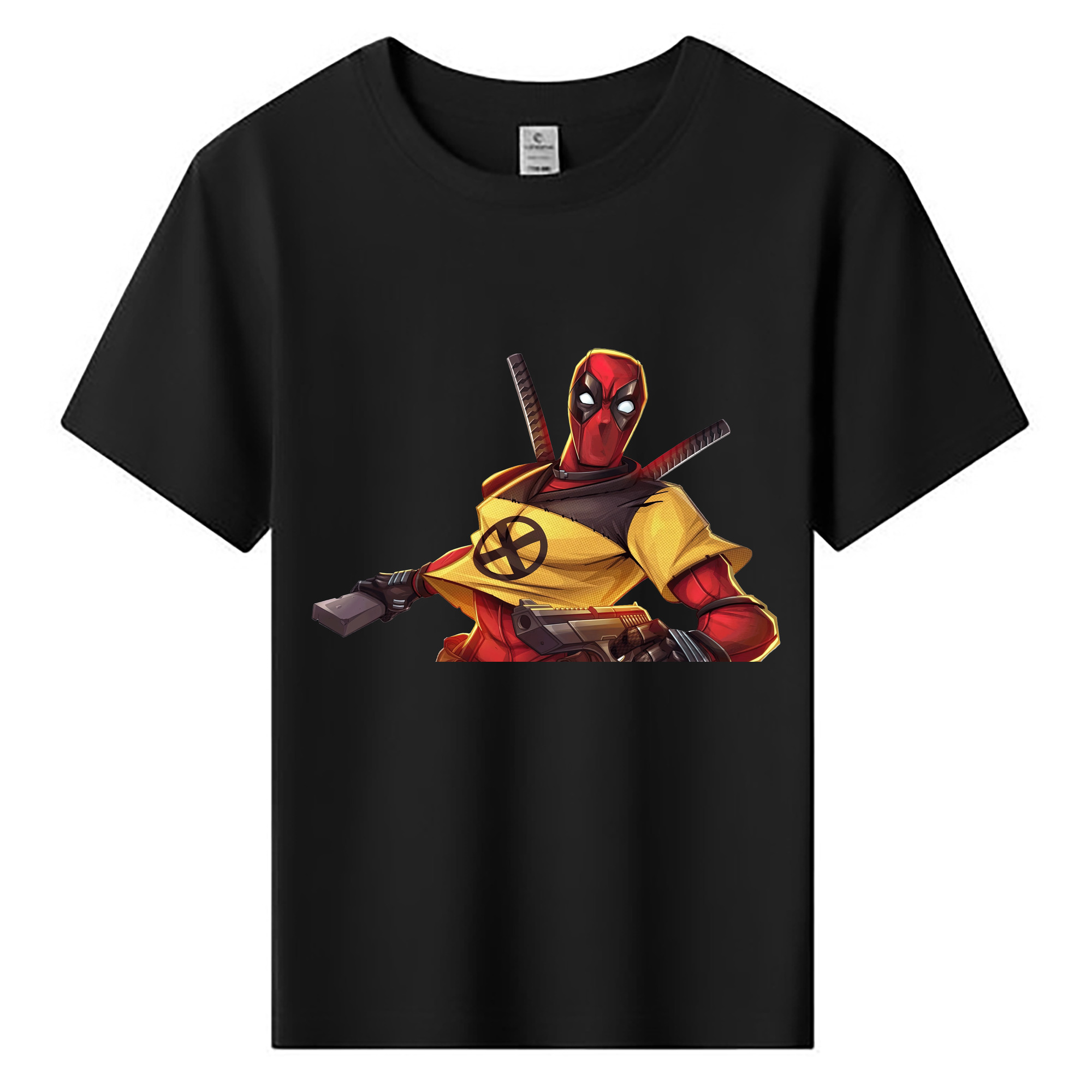 （画像用） Deadpool デッドプール 綿100％キッズTシャツ（フロントプリント）