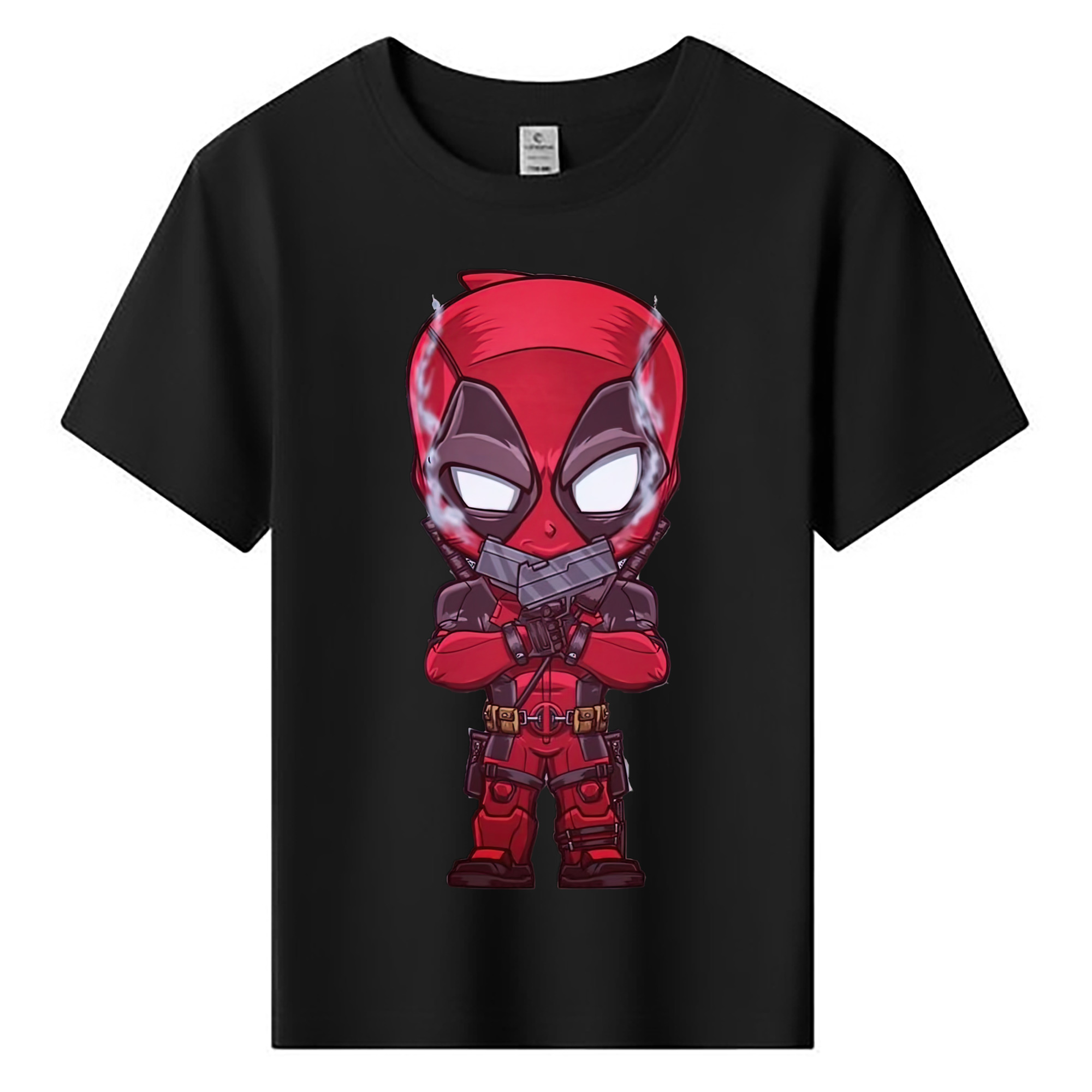 （画像用） Deadpool デッドプール 綿100％キッズTシャツ（フロントプリント）