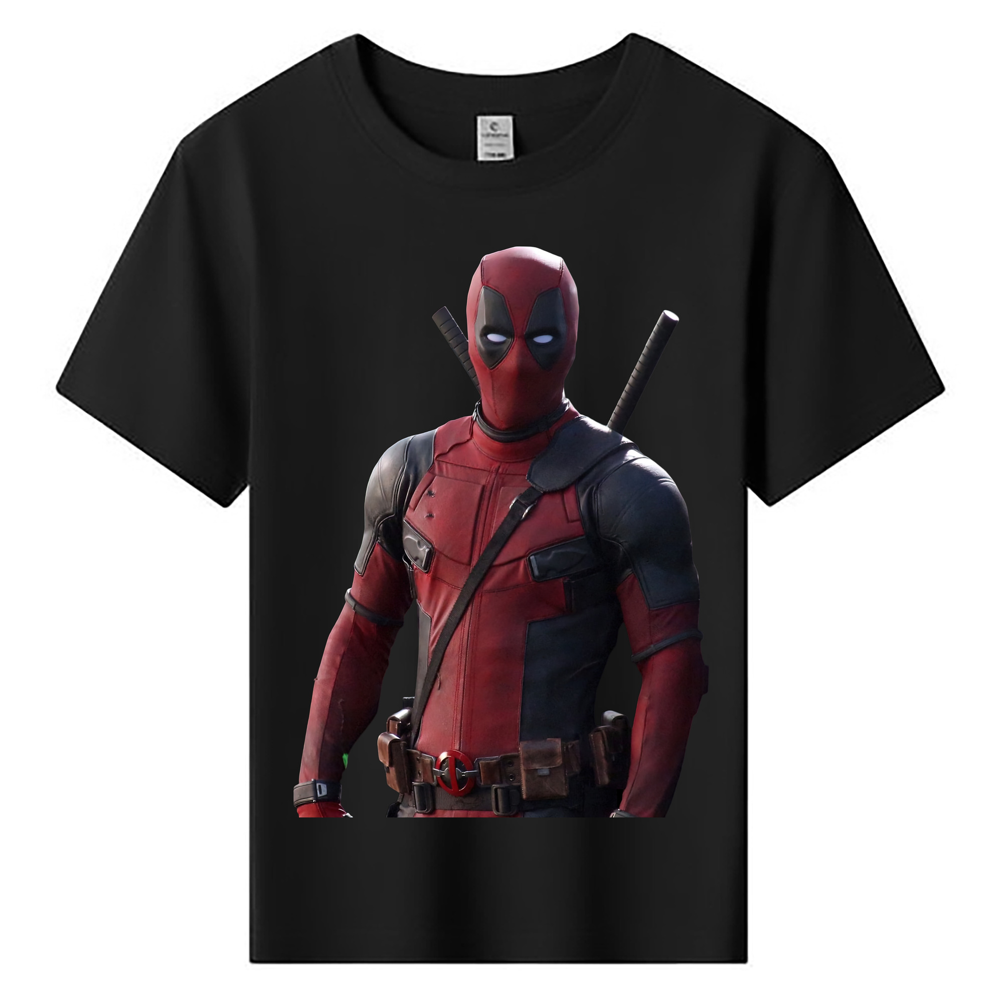（画像用） Deadpool デッドプール 綿100％キッズTシャツ（フロントプリント）