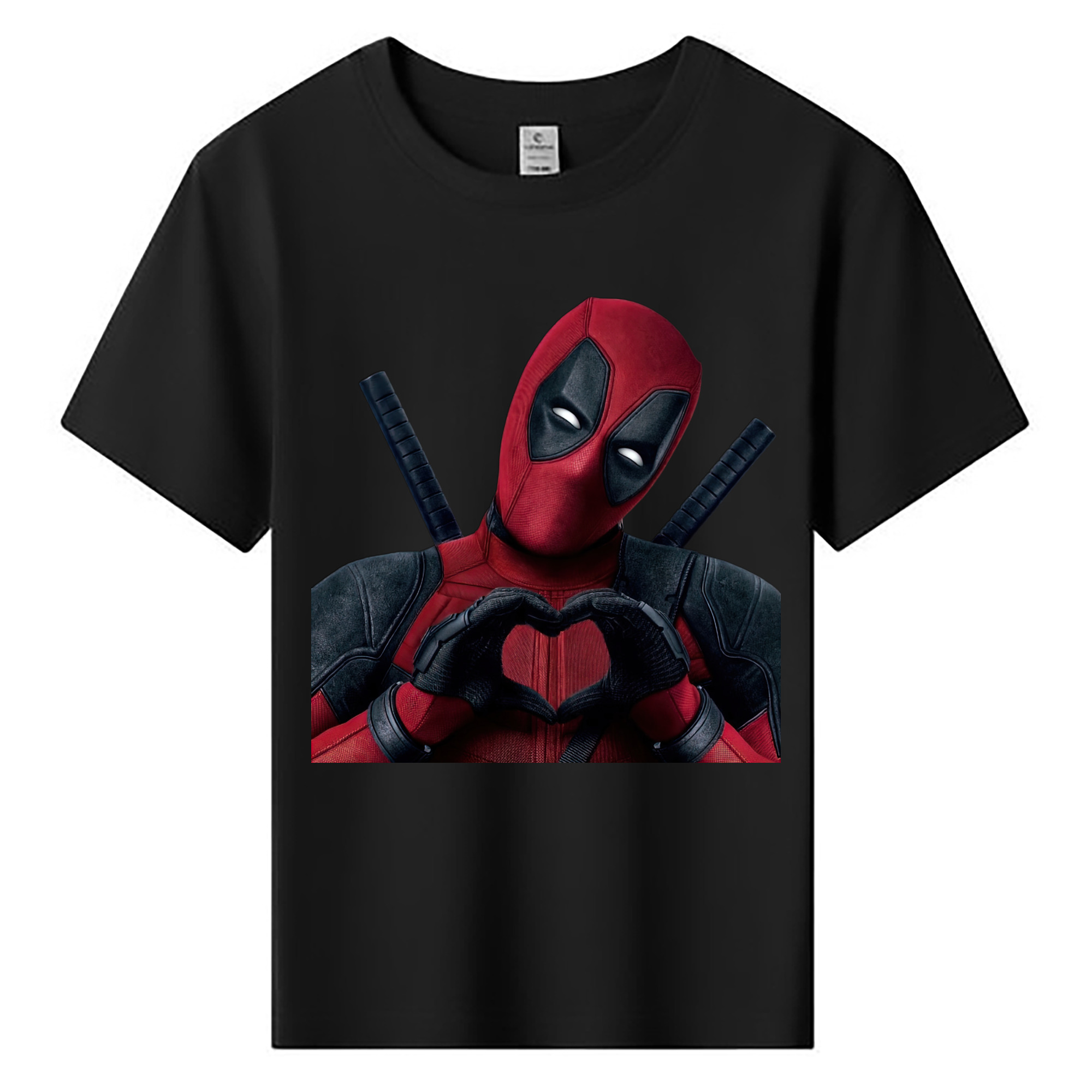 （画像用） Deadpool デッドプール 綿100％キッズTシャツ（フロントプリント）