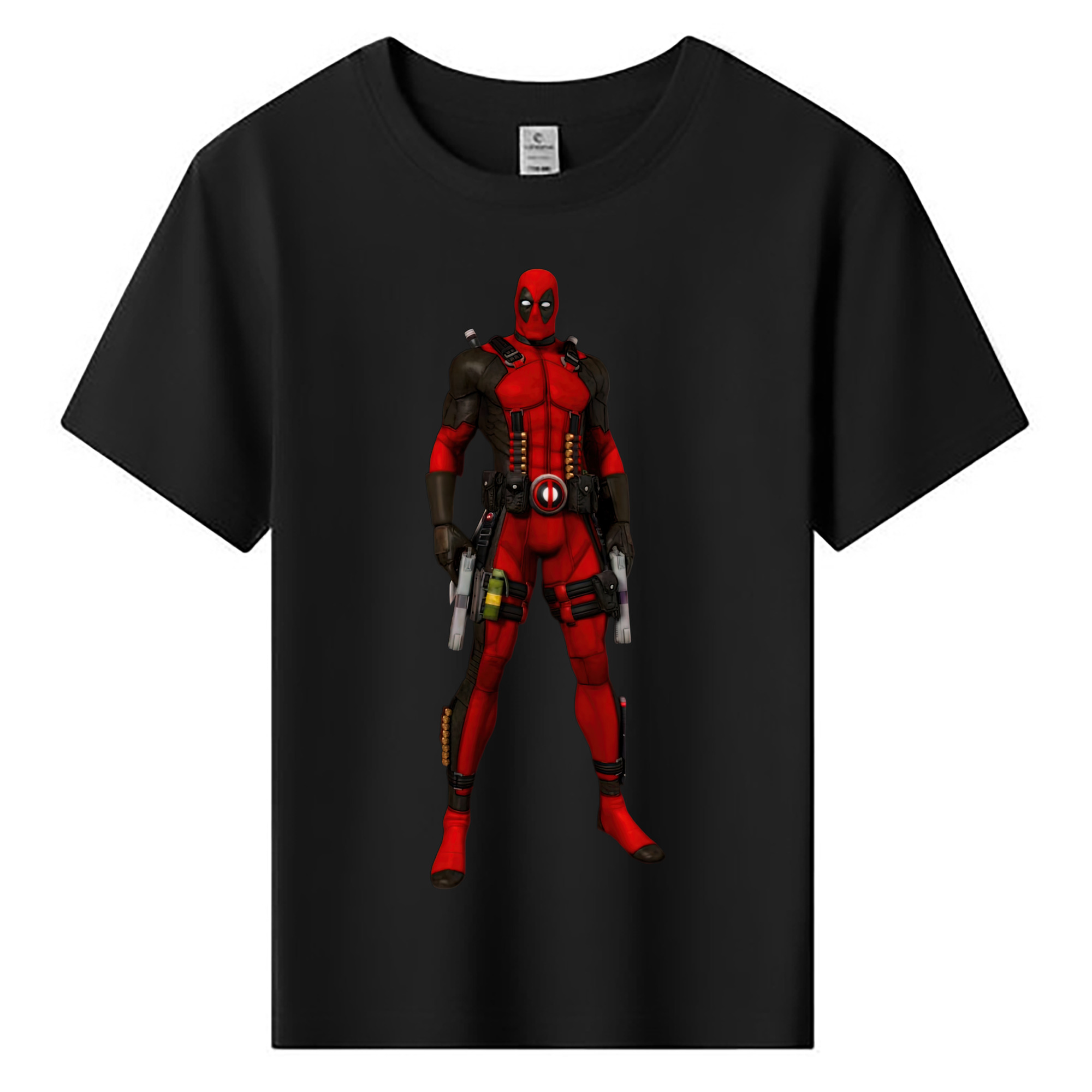 （画像用） Deadpool デッドプール 綿100％キッズTシャツ（フロントプリント）