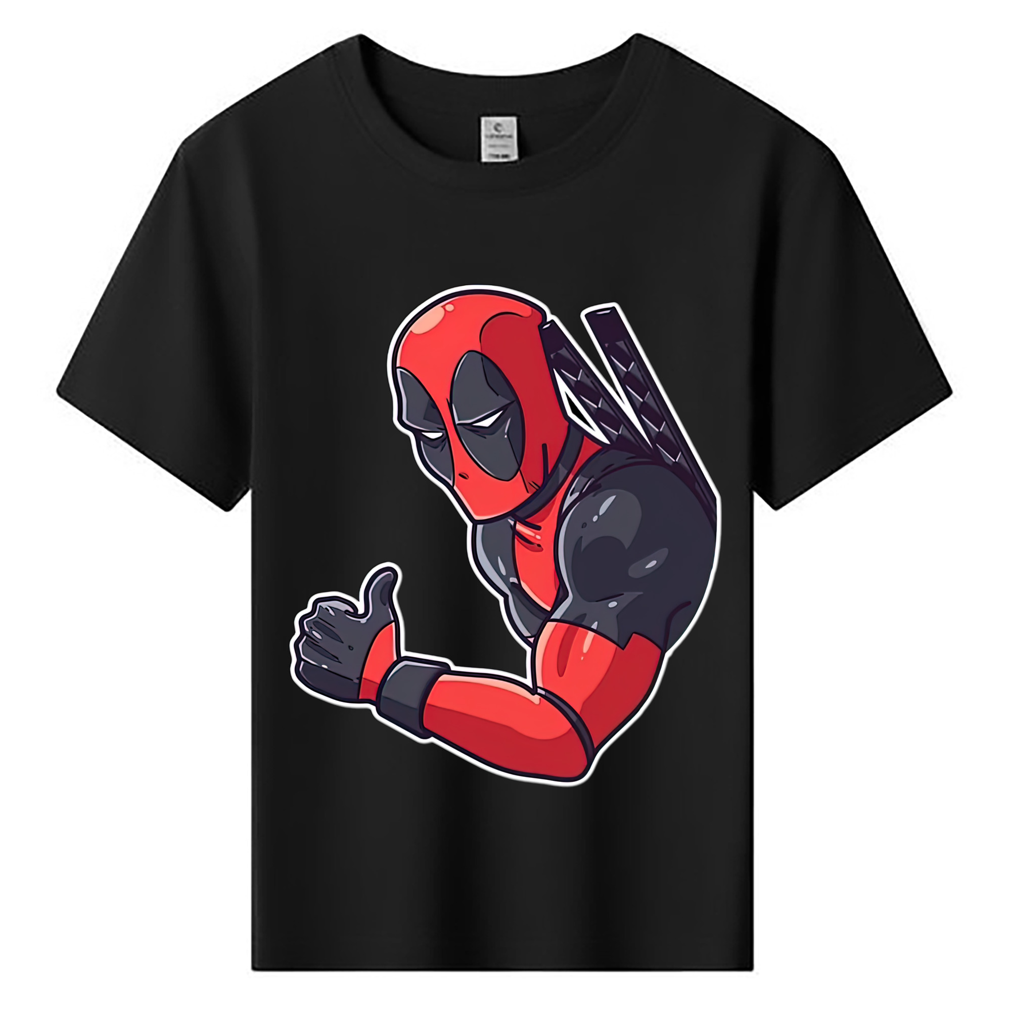 （画像用） Deadpool デッドプール 綿100％キッズTシャツ（フロントプリント）