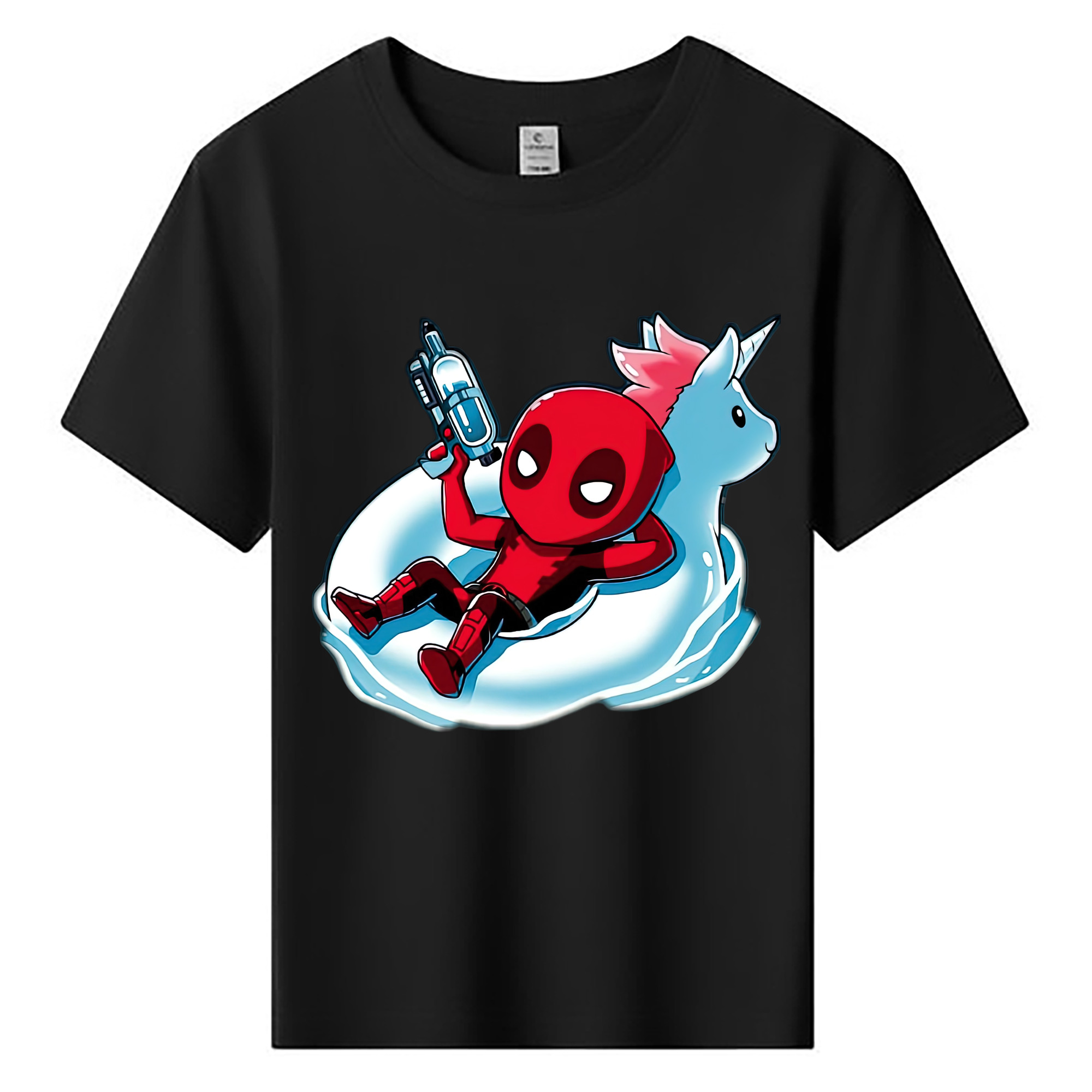 （画像用） Deadpool デッドプール 綿100％キッズTシャツ（フロントプリント）