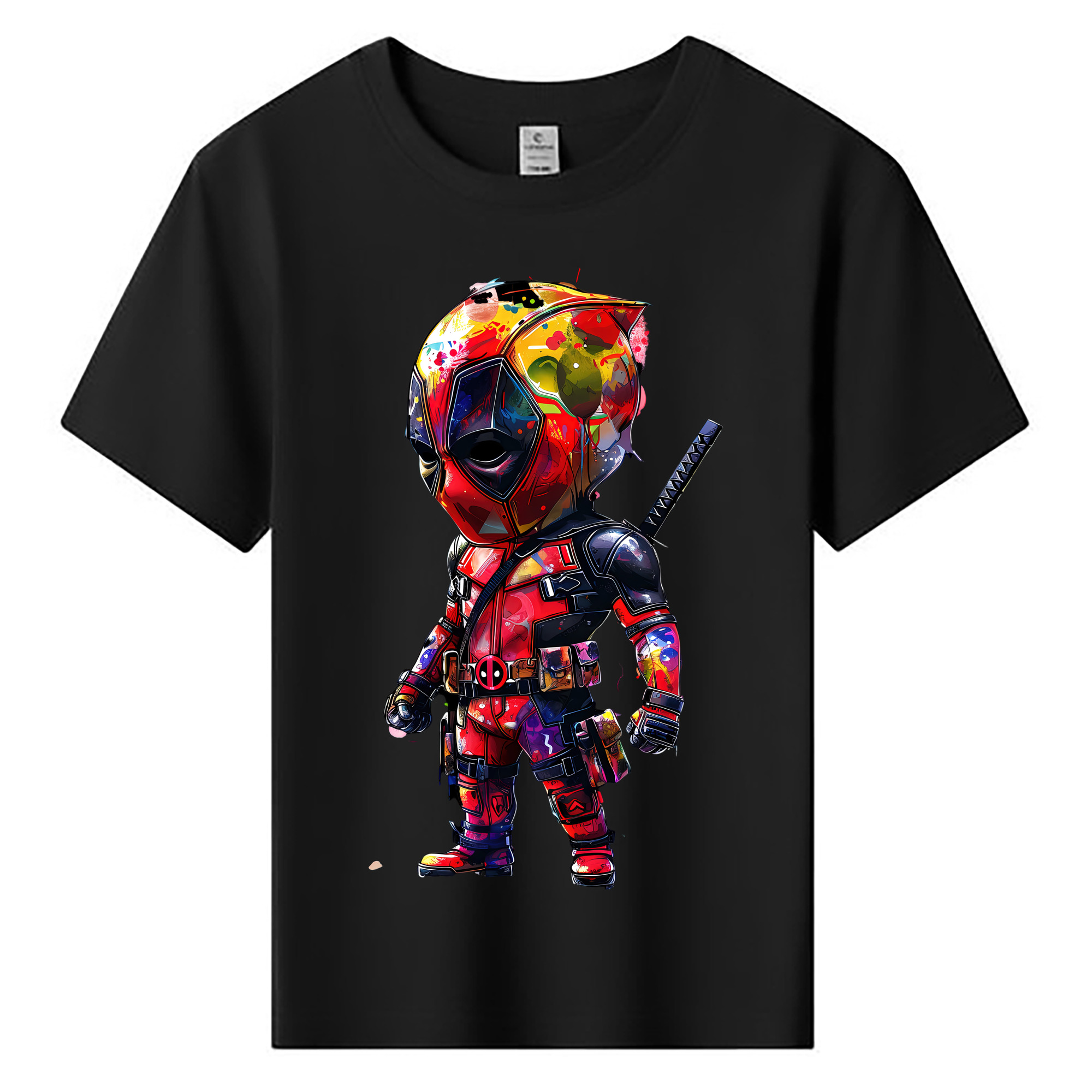 Deadpool デッドプール 綿100％キッズTシャツ（フロントプリント）