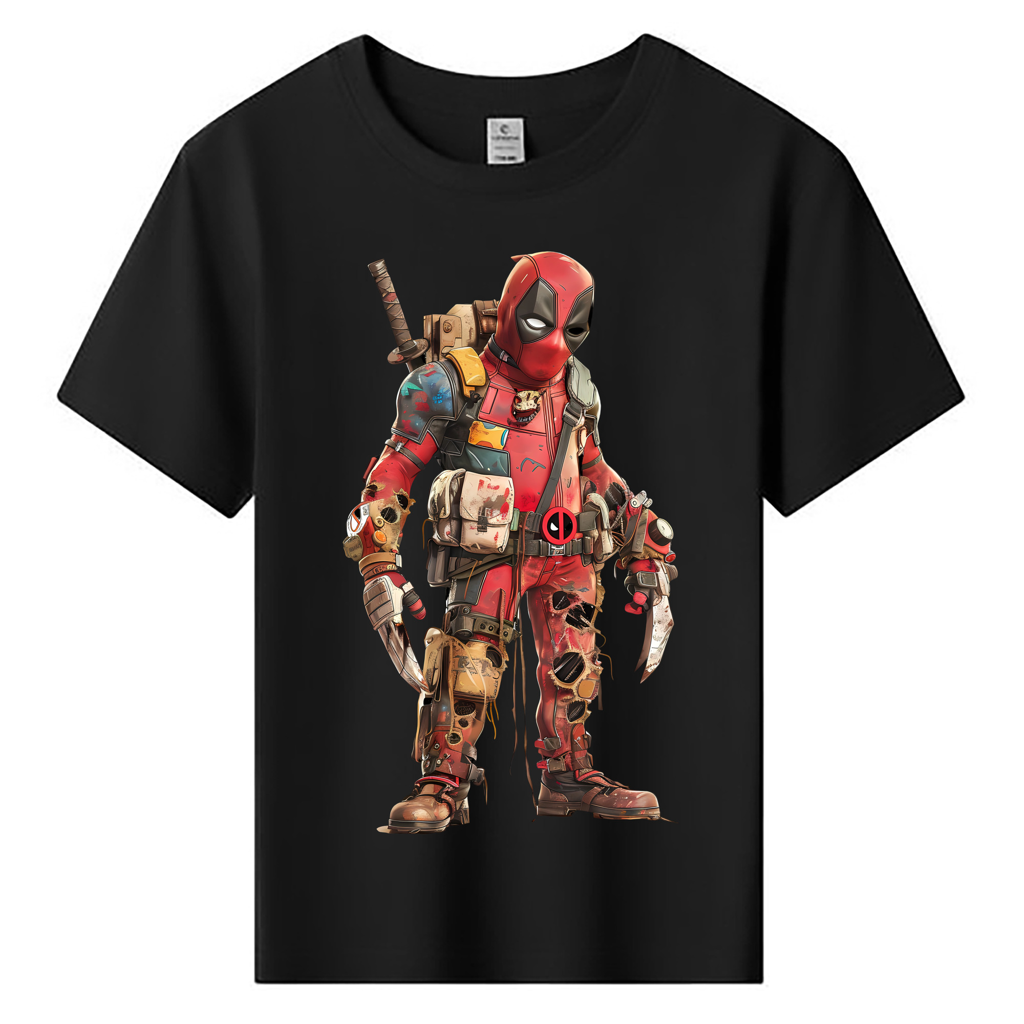（画像用） Deadpool デッドプール 綿100％キッズTシャツ（フロントプリント）