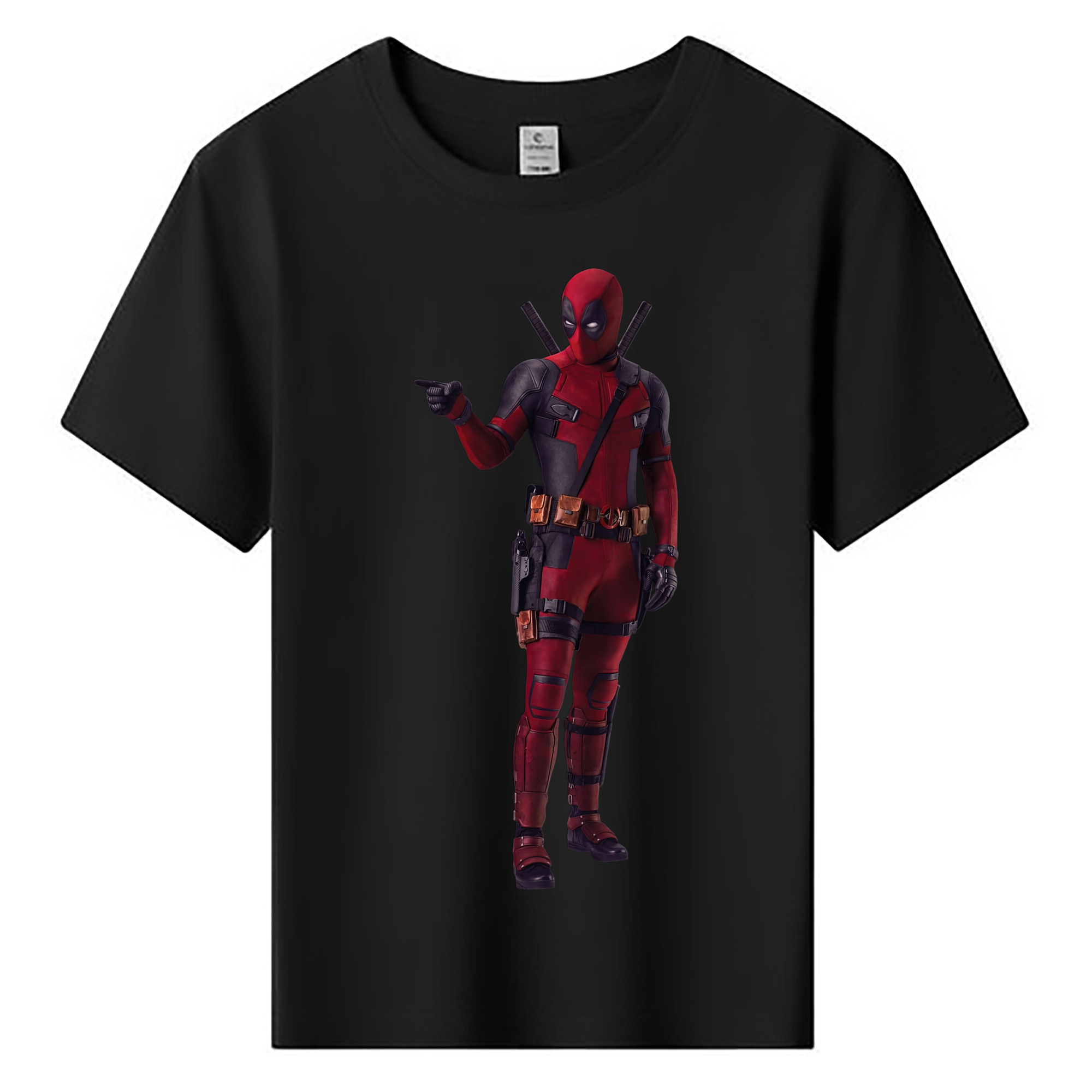 （画像用） Deadpool デッドプール 綿100％キッズTシャツ（フロントプリント）