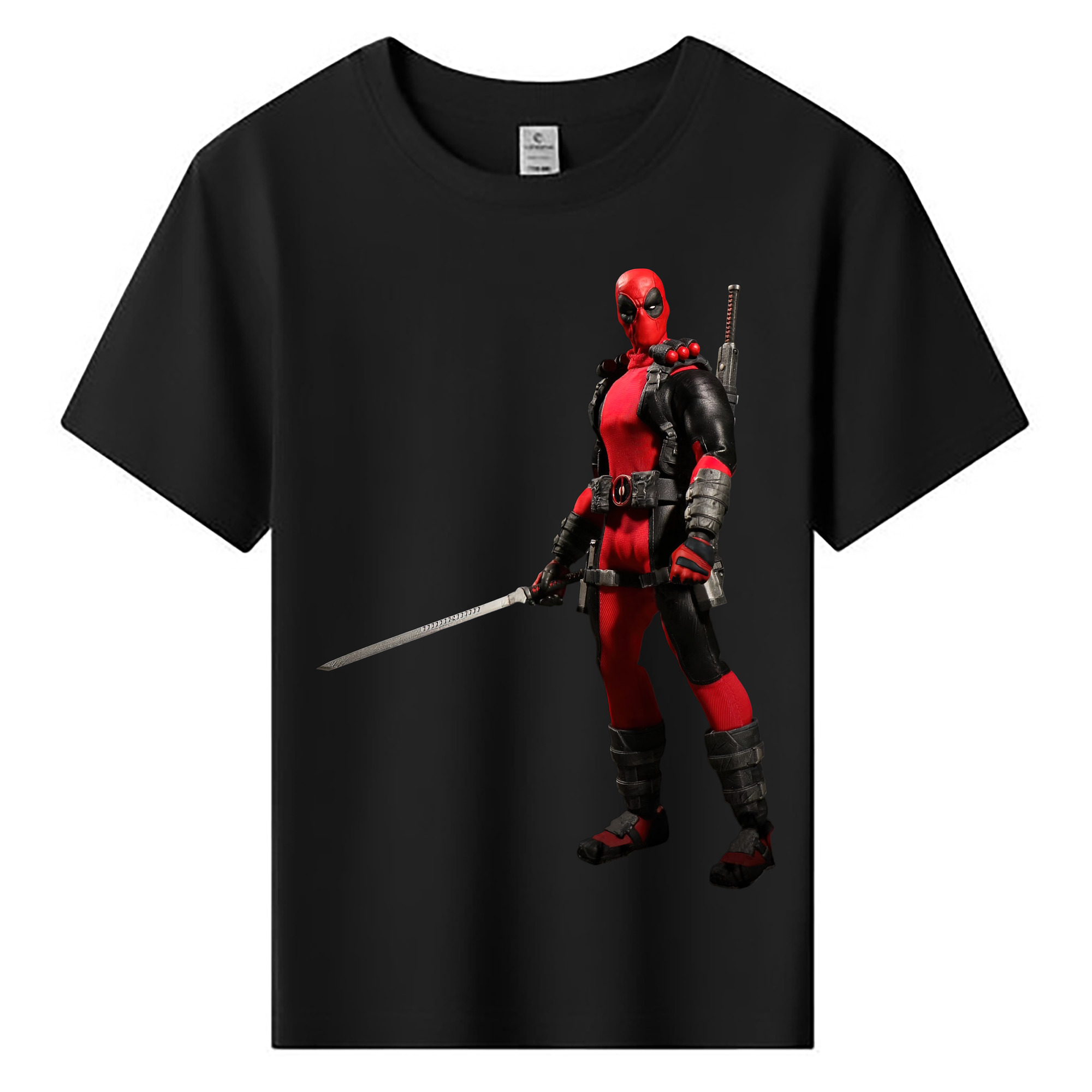 （画像用） Deadpool デッドプール 綿100％キッズTシャツ（フロントプリント）