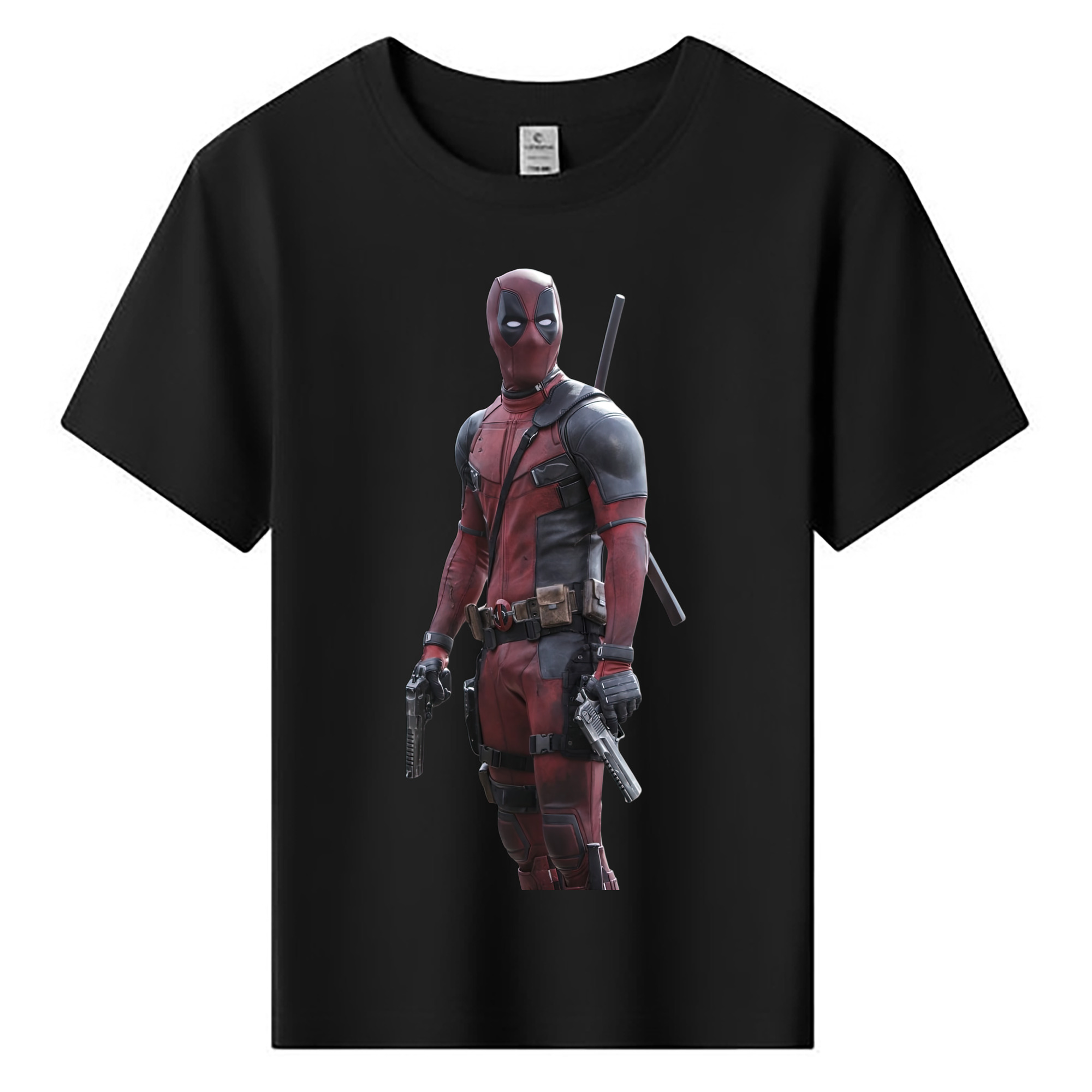 （画像用） Deadpool デッドプール 綿100％キッズTシャツ（フロントプリント）