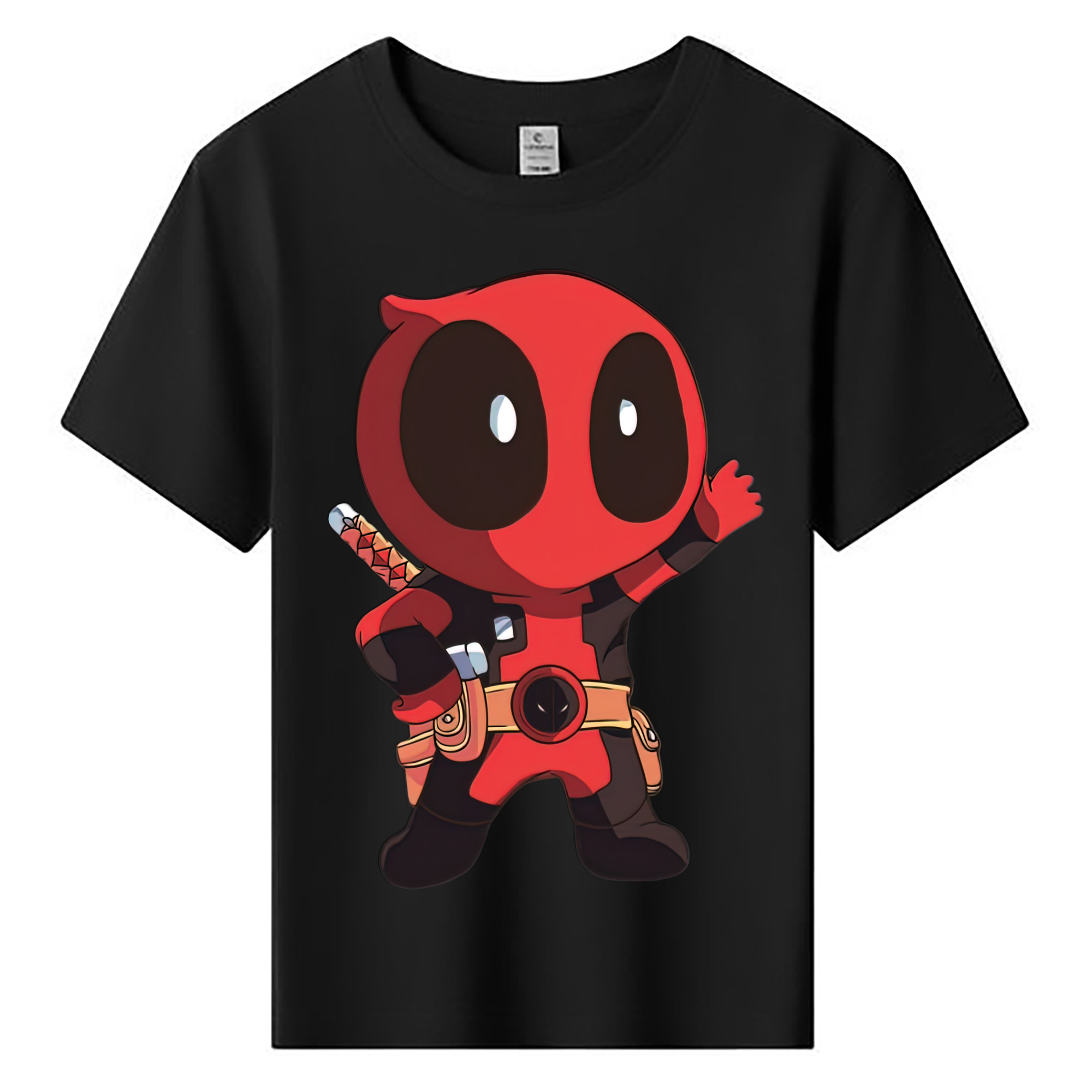 （画像用） Deadpool デッドプール 綿100％キッズTシャツ（フロントプリント）