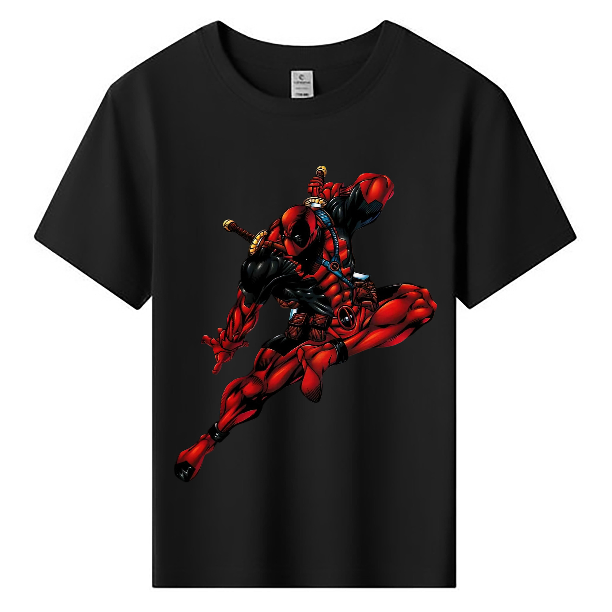 （画像用） Deadpool デッドプール 綿100％キッズTシャツ（フロントプリント）