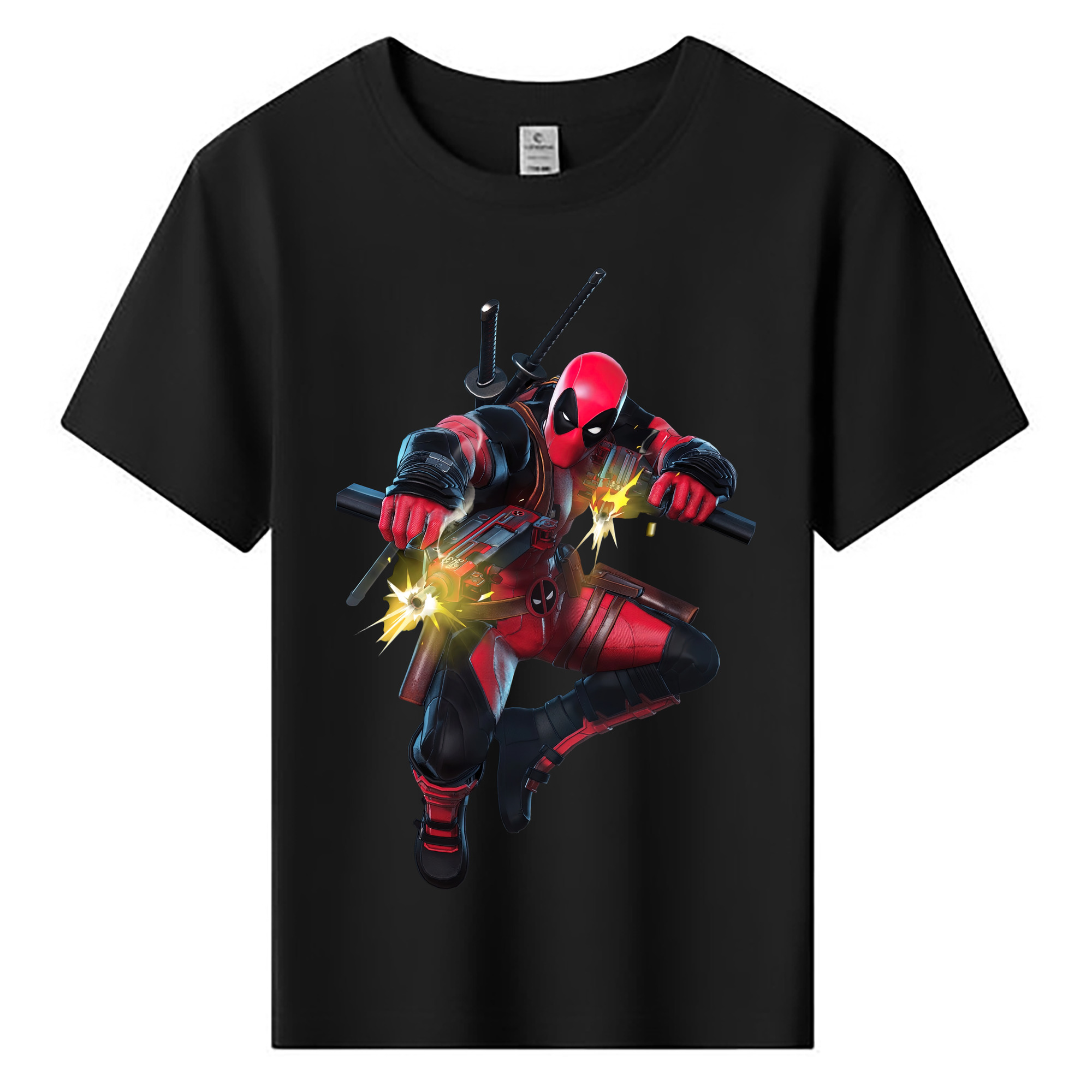 Deadpool デッドプール 綿100％キッズTシャツ（フロントプリント）