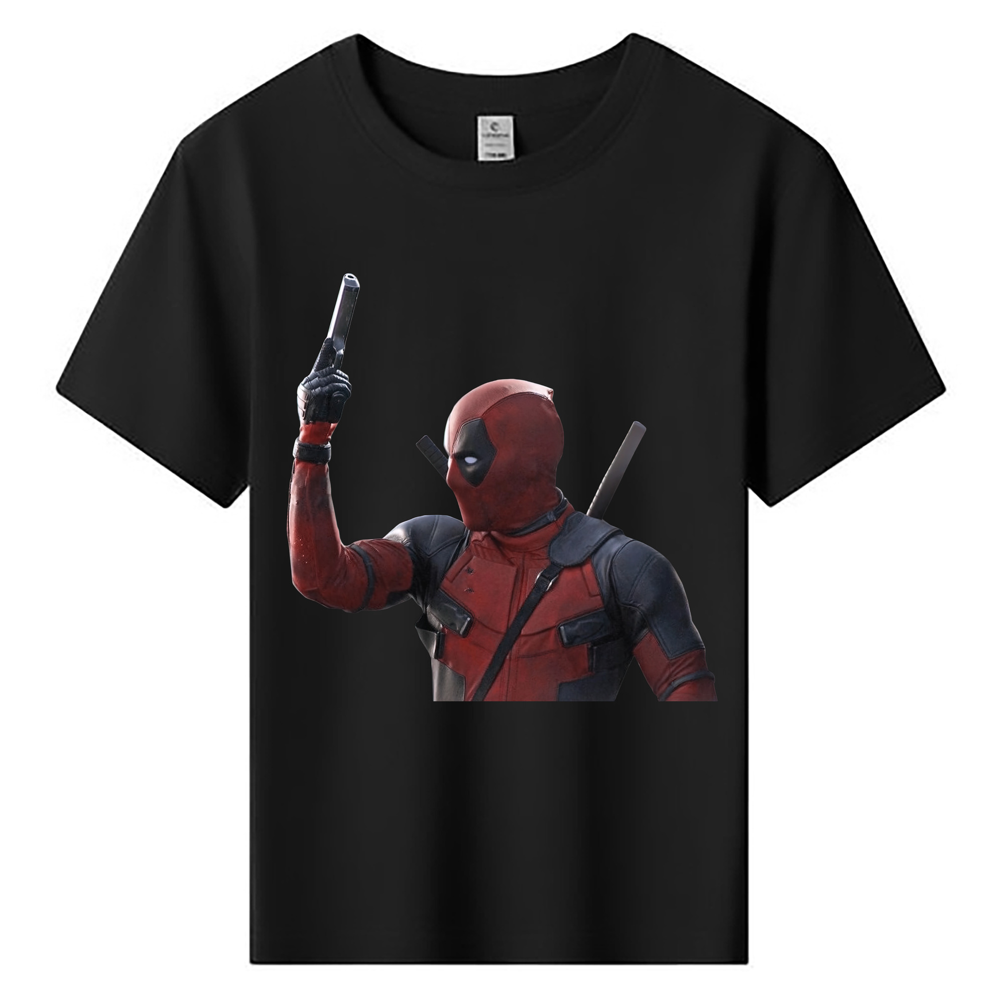 （画像用） Deadpool デッドプール 綿100％キッズTシャツ（フロントプリント）