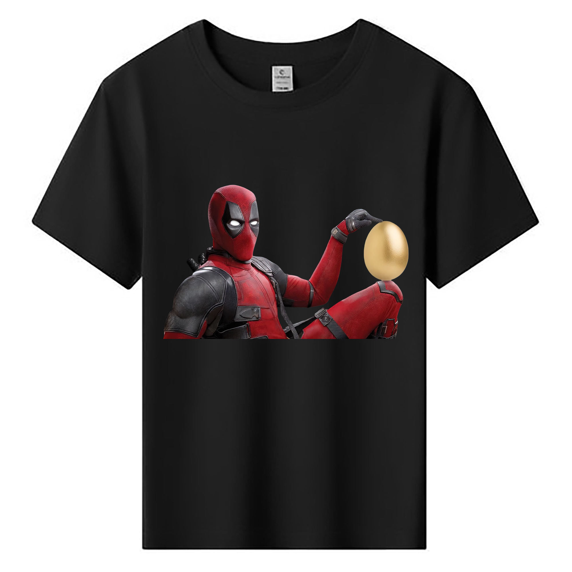 （画像用） Deadpool デッドプール 綿100％キッズTシャツ（フロントプリント）