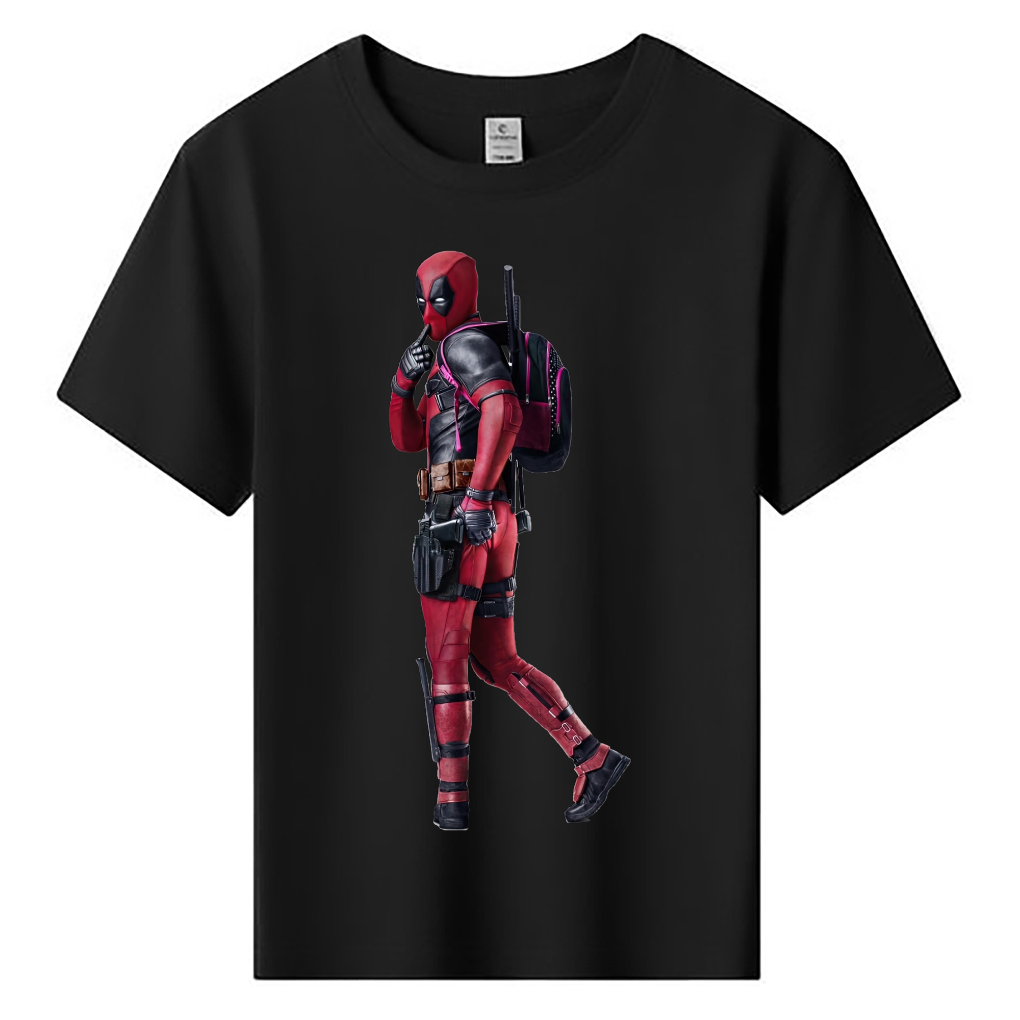 （画像用） Deadpool デッドプール 綿100％キッズTシャツ（フロントプリント）