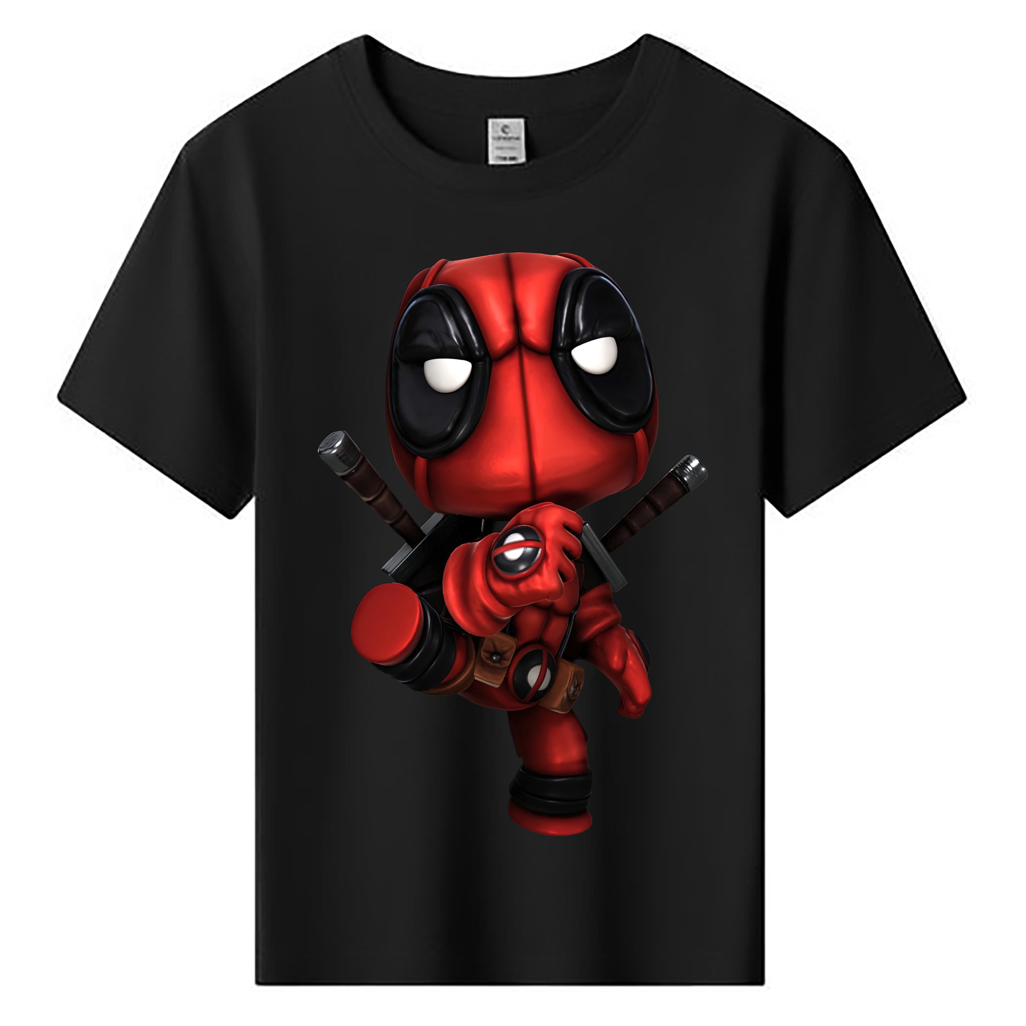 （画像用） Deadpool デッドプール 綿100％キッズTシャツ（フロントプリント）