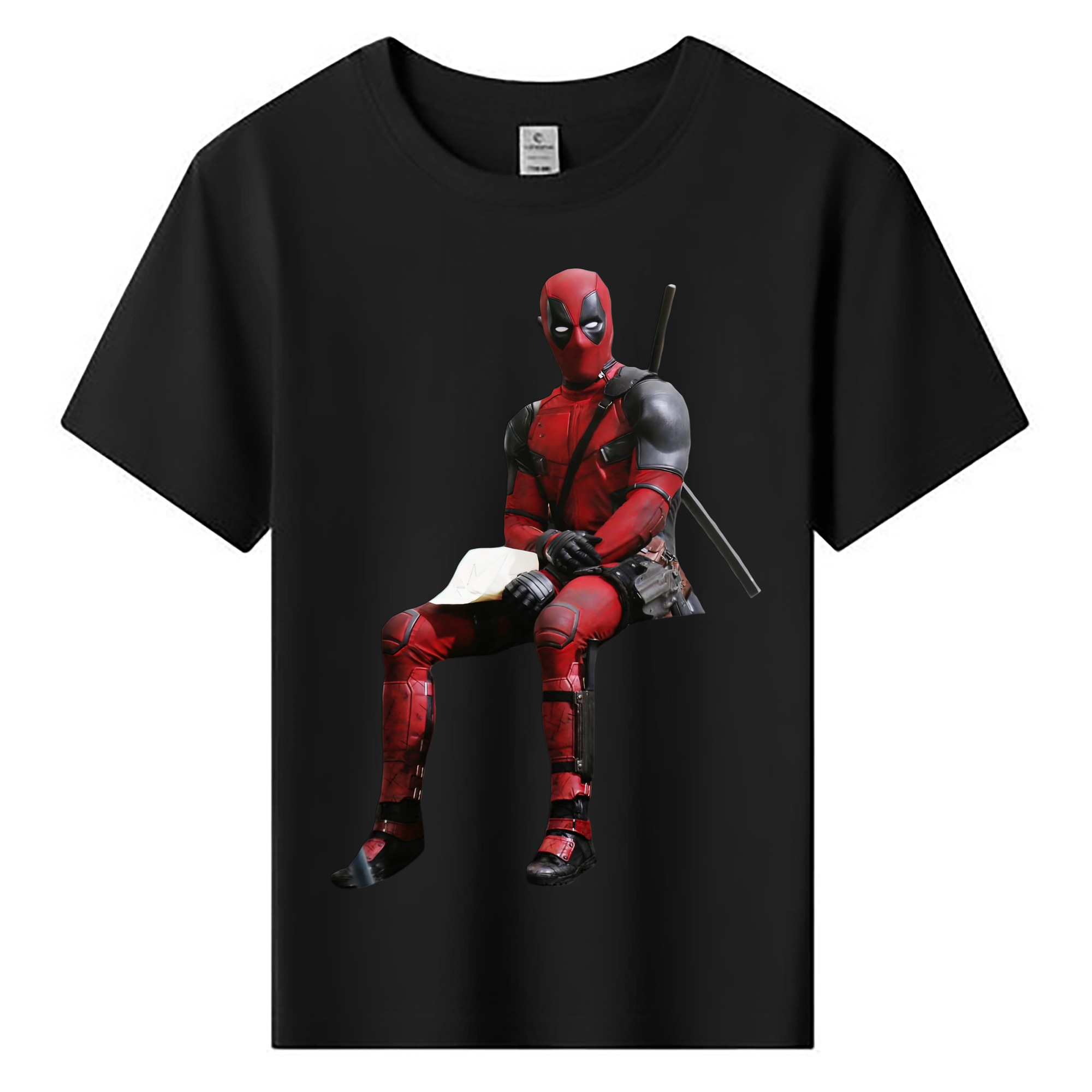 （画像用） Deadpool デッドプール 綿100％キッズTシャツ（フロントプリント）