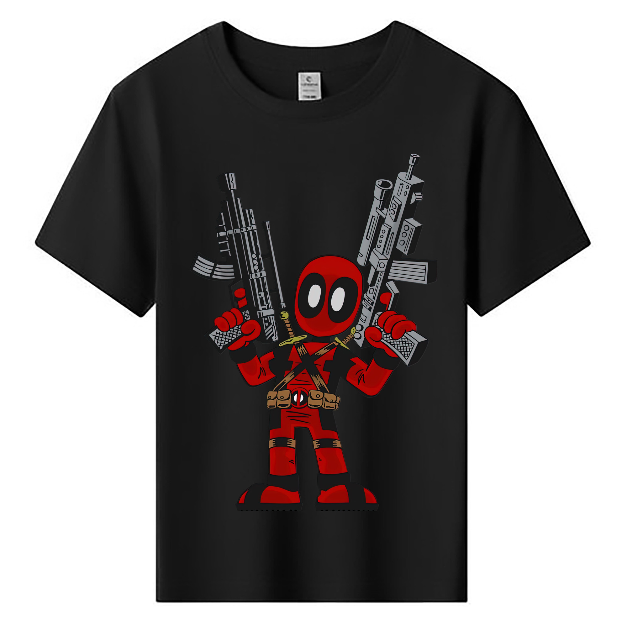 Deadpool デッドプール 綿100％キッズTシャツ（フロントプリント）