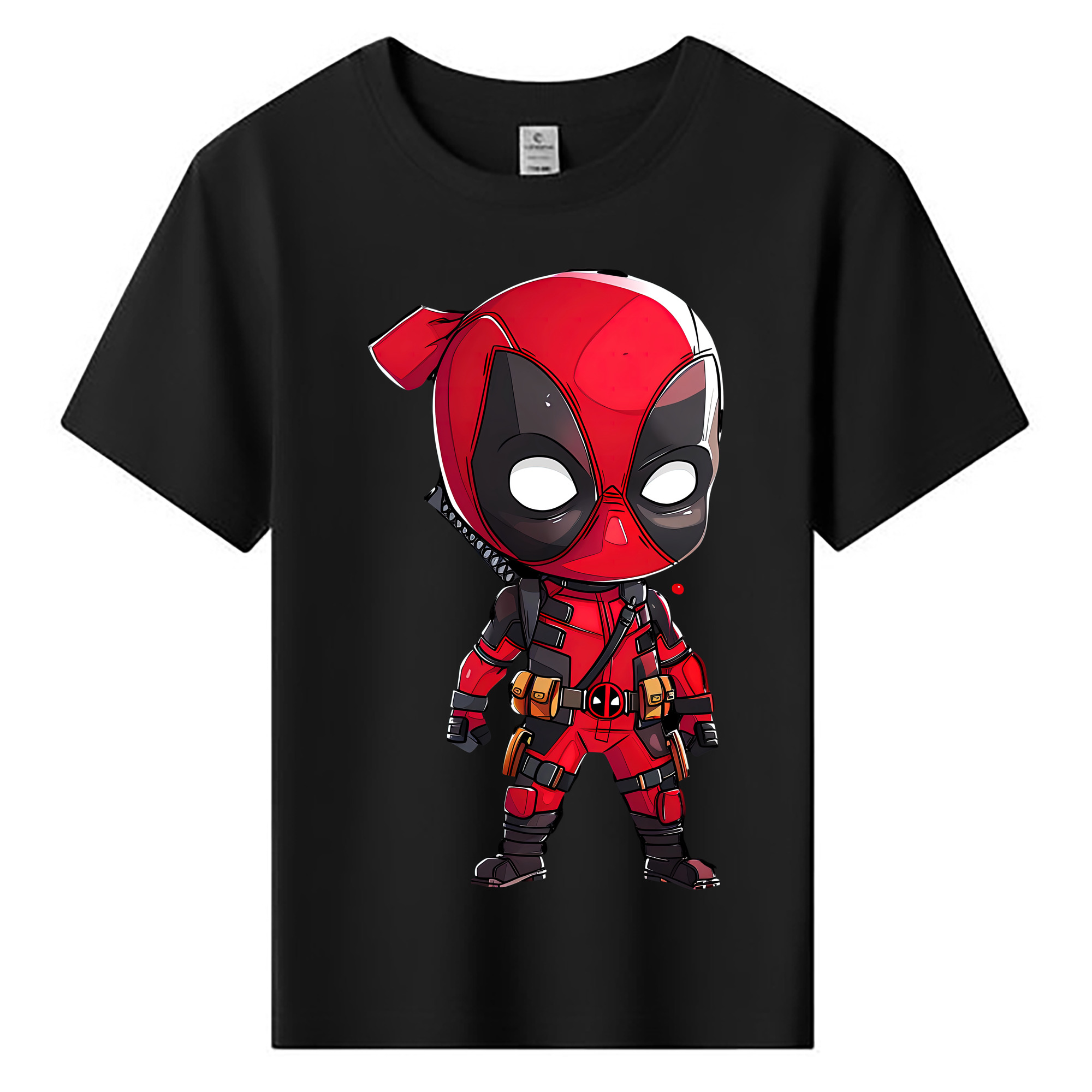 （画像用） Deadpool デッドプール 綿100％キッズTシャツ（フロントプリント）