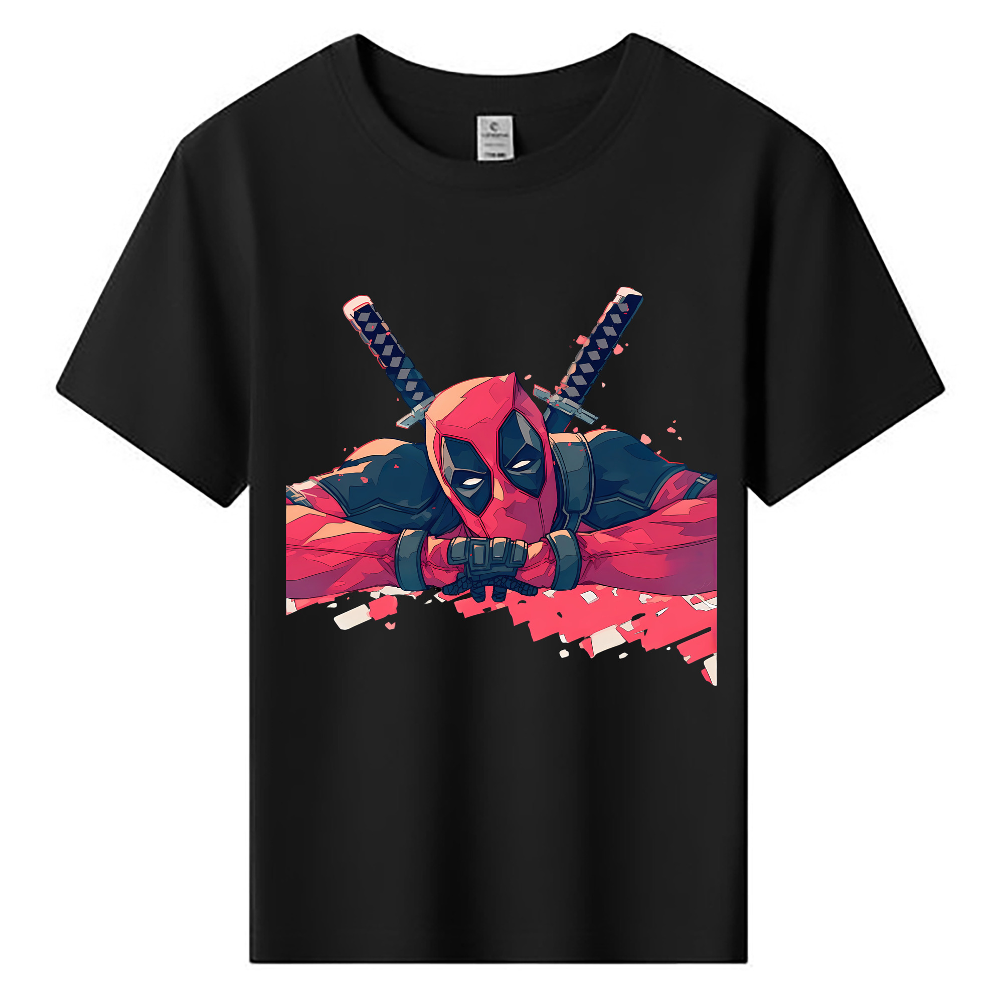 Deadpool デッドプール 綿100％キッズTシャツ（フロントプリント）