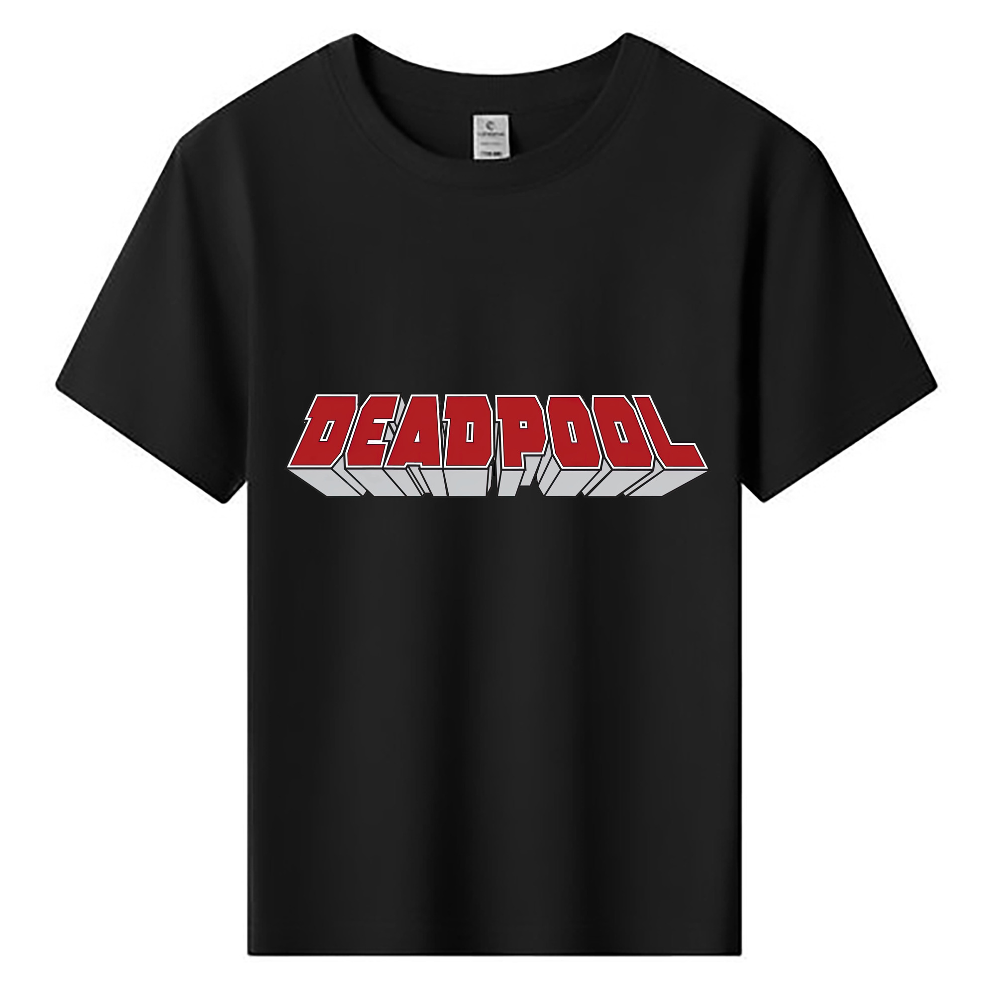（画像用） Deadpool デッドプール 綿100％キッズTシャツ（フロントプリント）