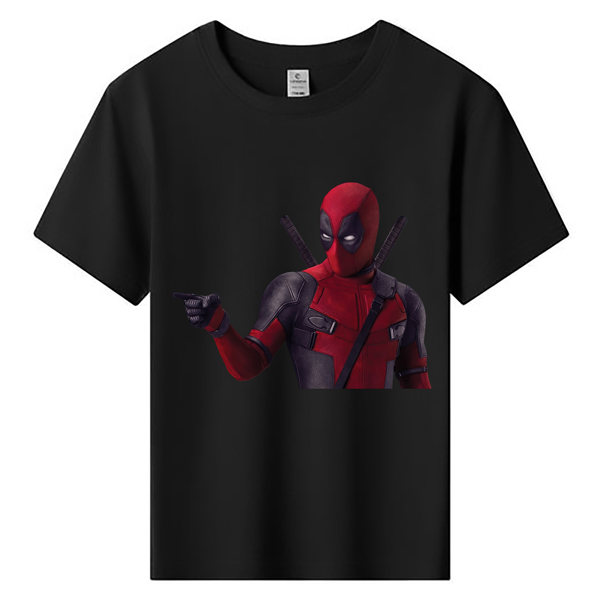 （画像用） Deadpool デッドプール 綿100％キッズTシャツ（フロントプリント）