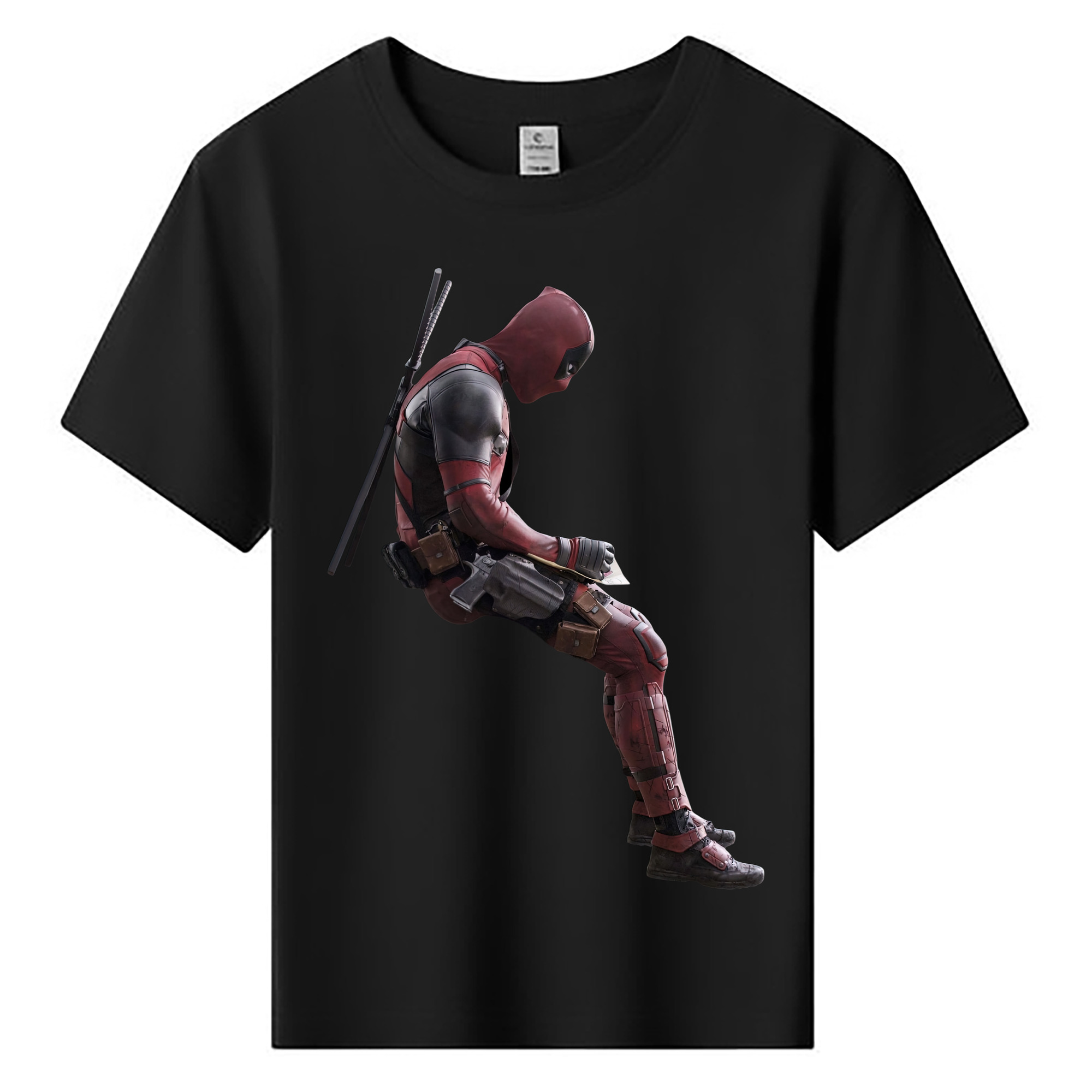 （画像用） Deadpool デッドプール 綿100％キッズTシャツ（フロントプリント）