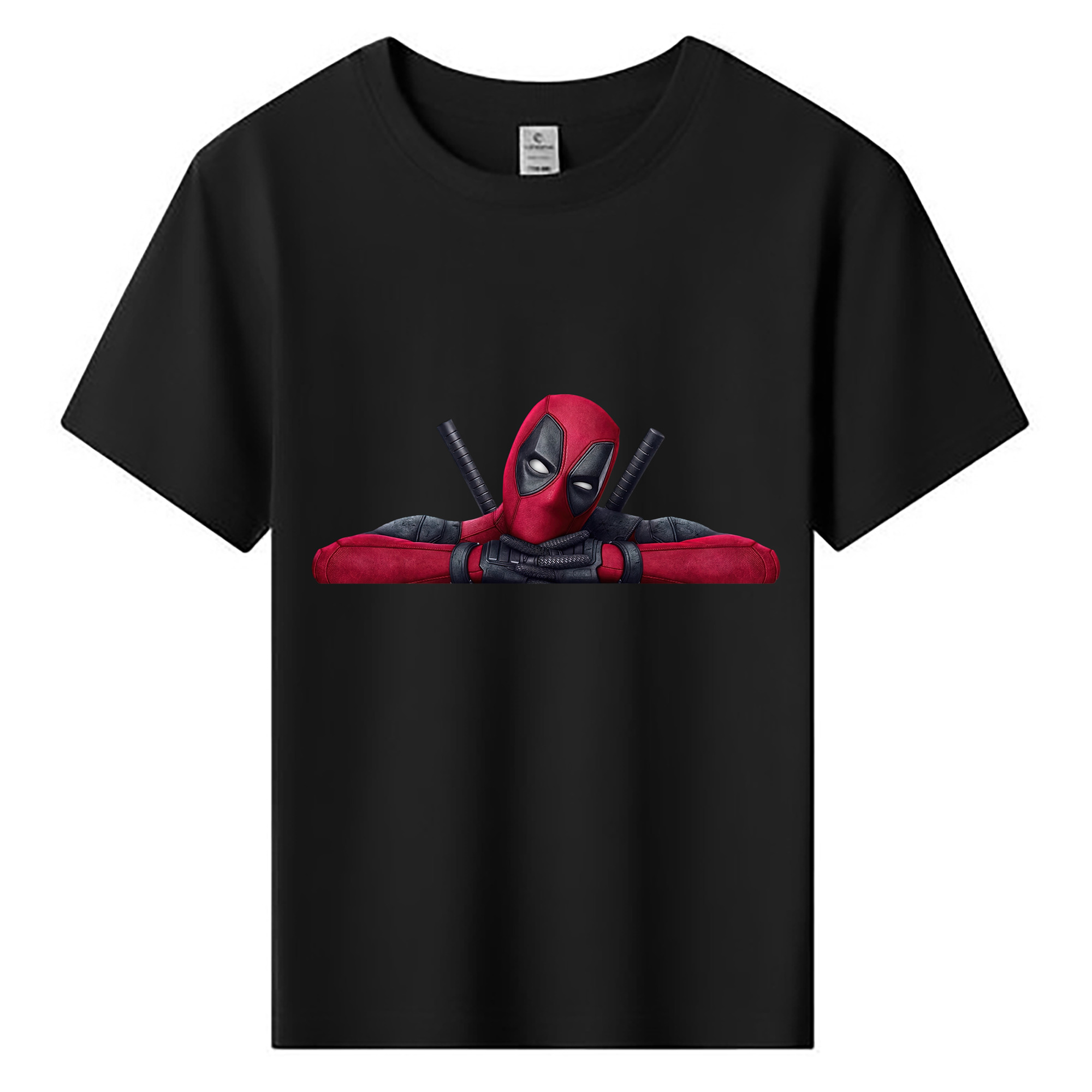 （画像用） Deadpool デッドプール 綿100％キッズTシャツ（フロントプリント）