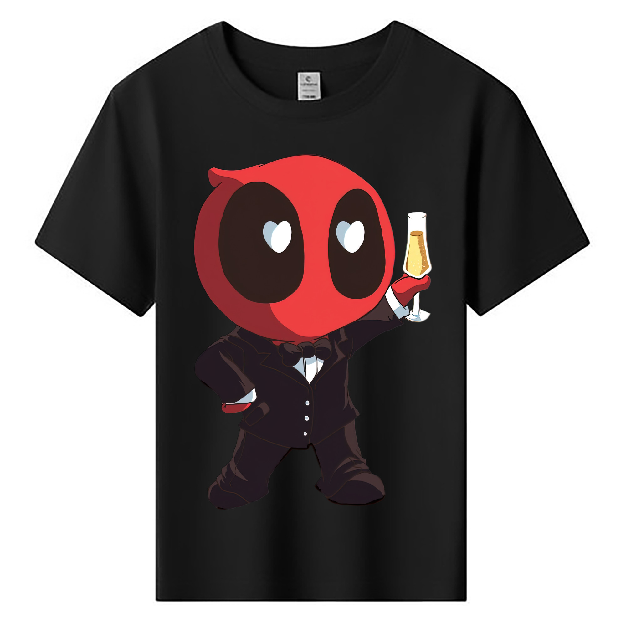 （画像用） Deadpool デッドプール 綿100％キッズTシャツ（フロントプリント）