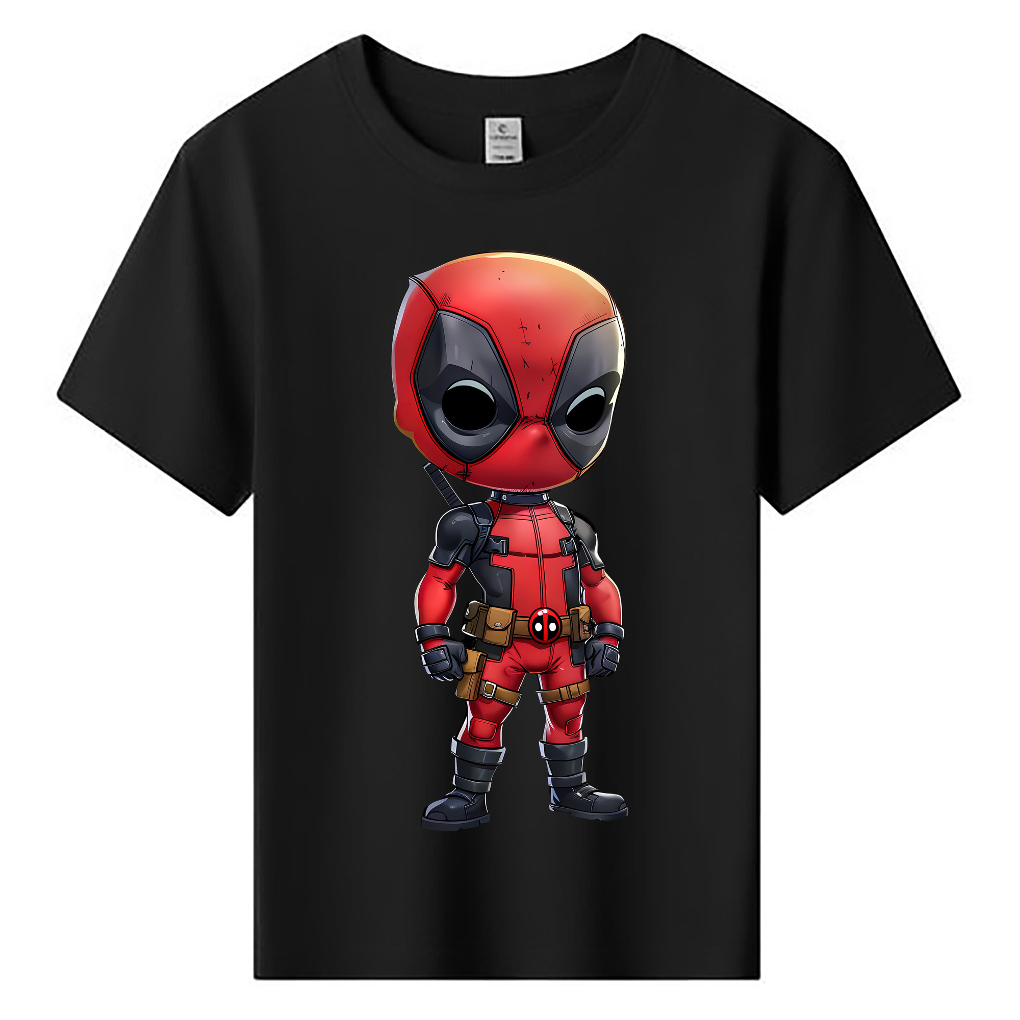 （画像用） Deadpool デッドプール 綿100％キッズTシャツ（フロントプリント）