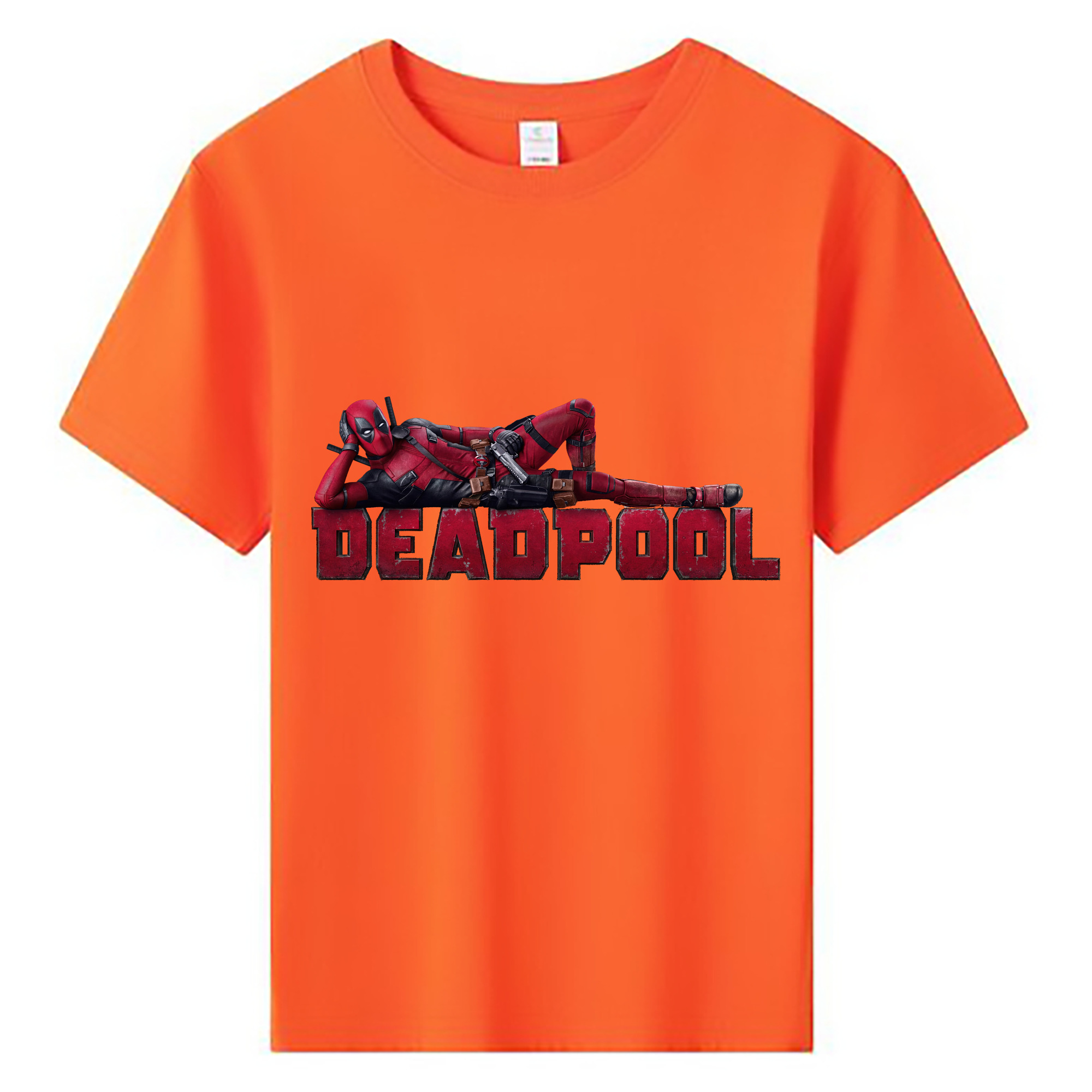 （画像用） Deadpool デッドプール 綿100％キッズTシャツ（フロントプリント）