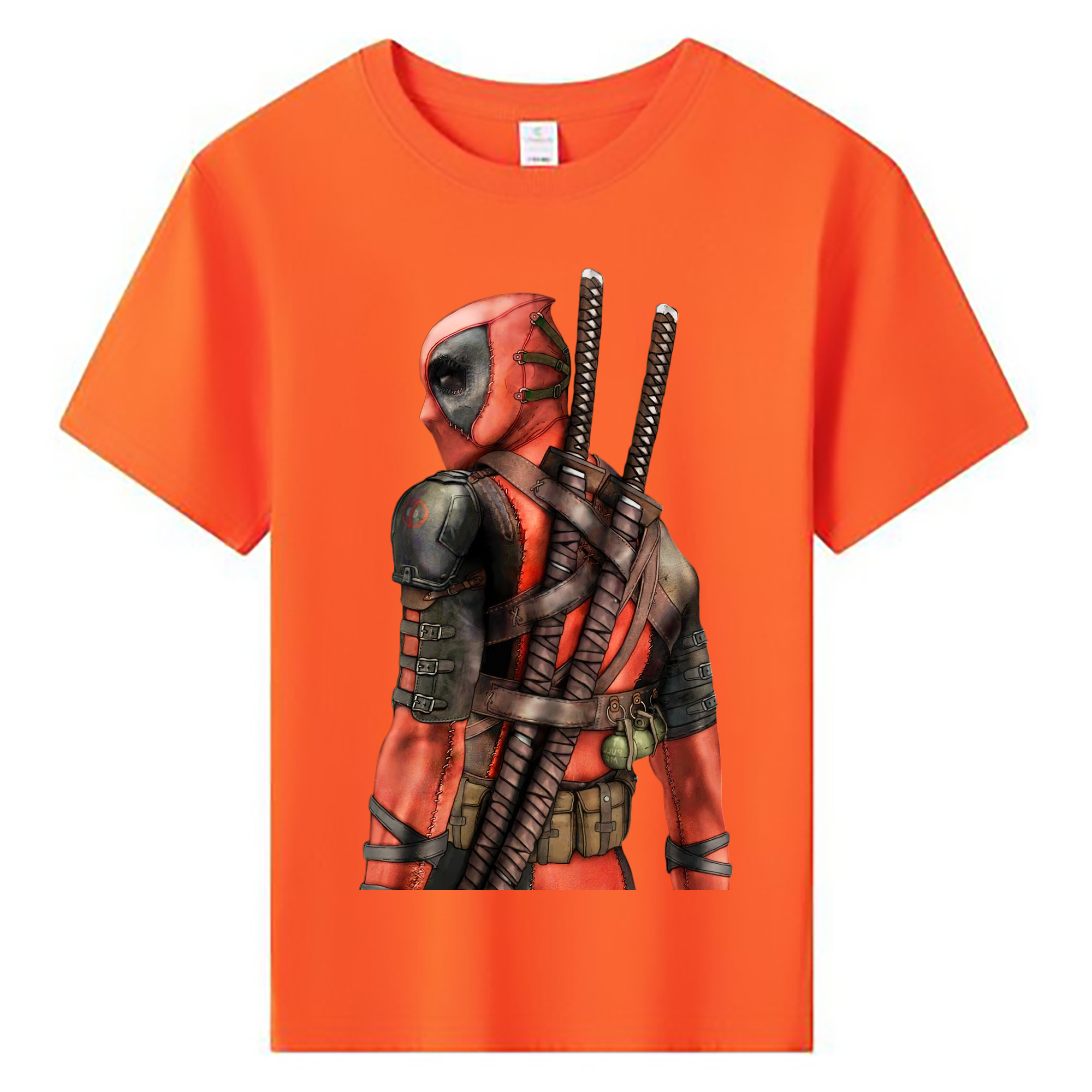（画像用） Deadpool デッドプール 綿100％キッズTシャツ（フロントプリント）
