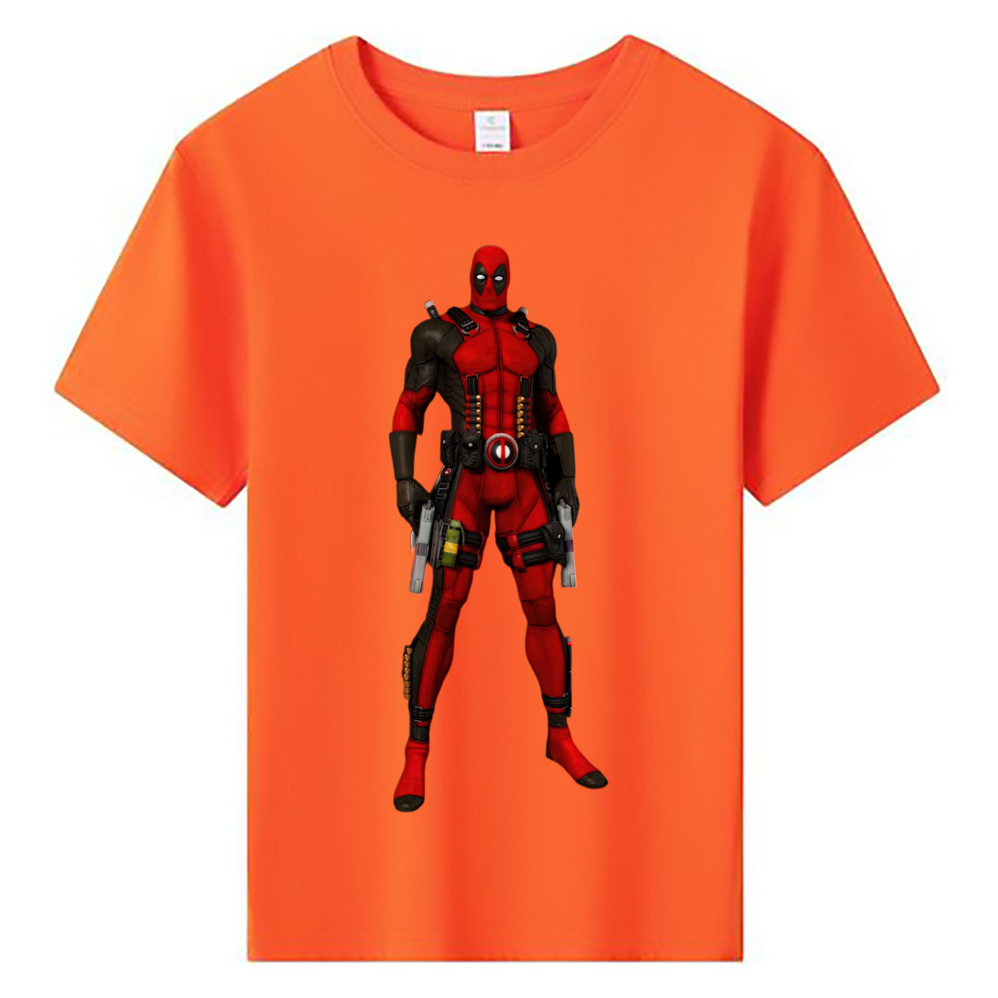 （画像用） Deadpool デッドプール 綿100％キッズTシャツ（フロントプリント）