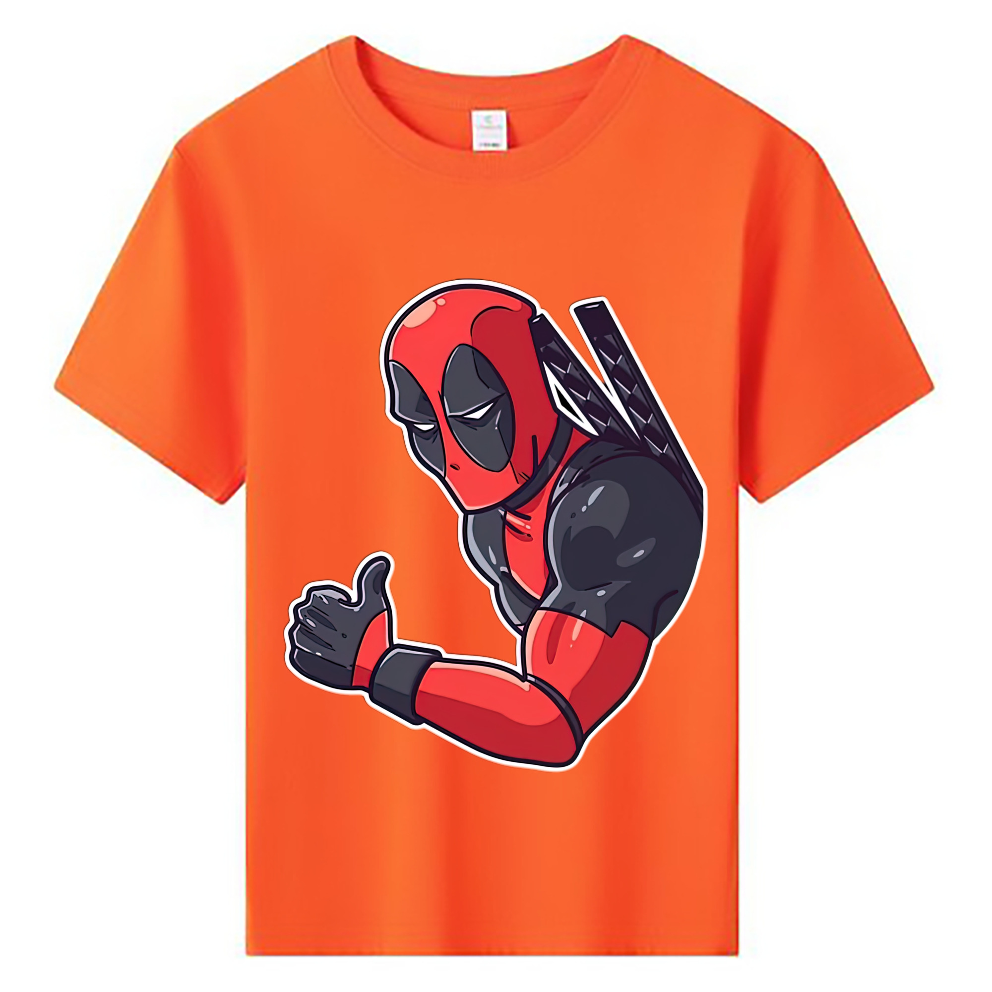 （画像用） Deadpool デッドプール 綿100％キッズTシャツ（フロントプリント）