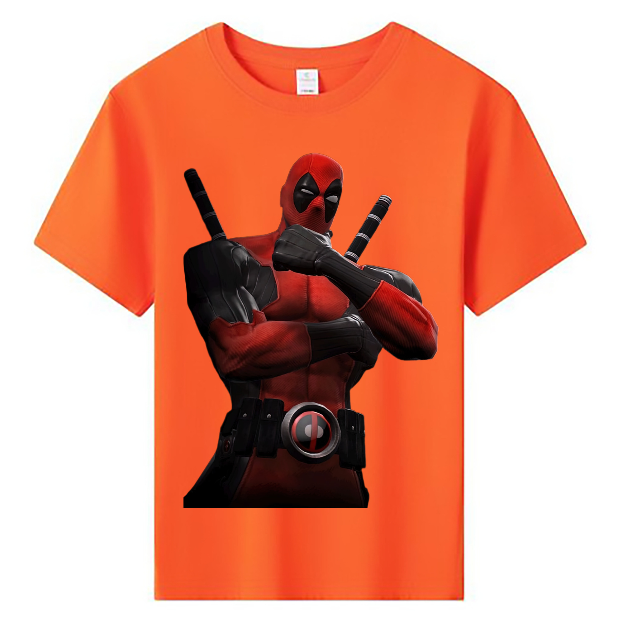 （画像用） Deadpool デッドプール 綿100％キッズTシャツ（フロントプリント）