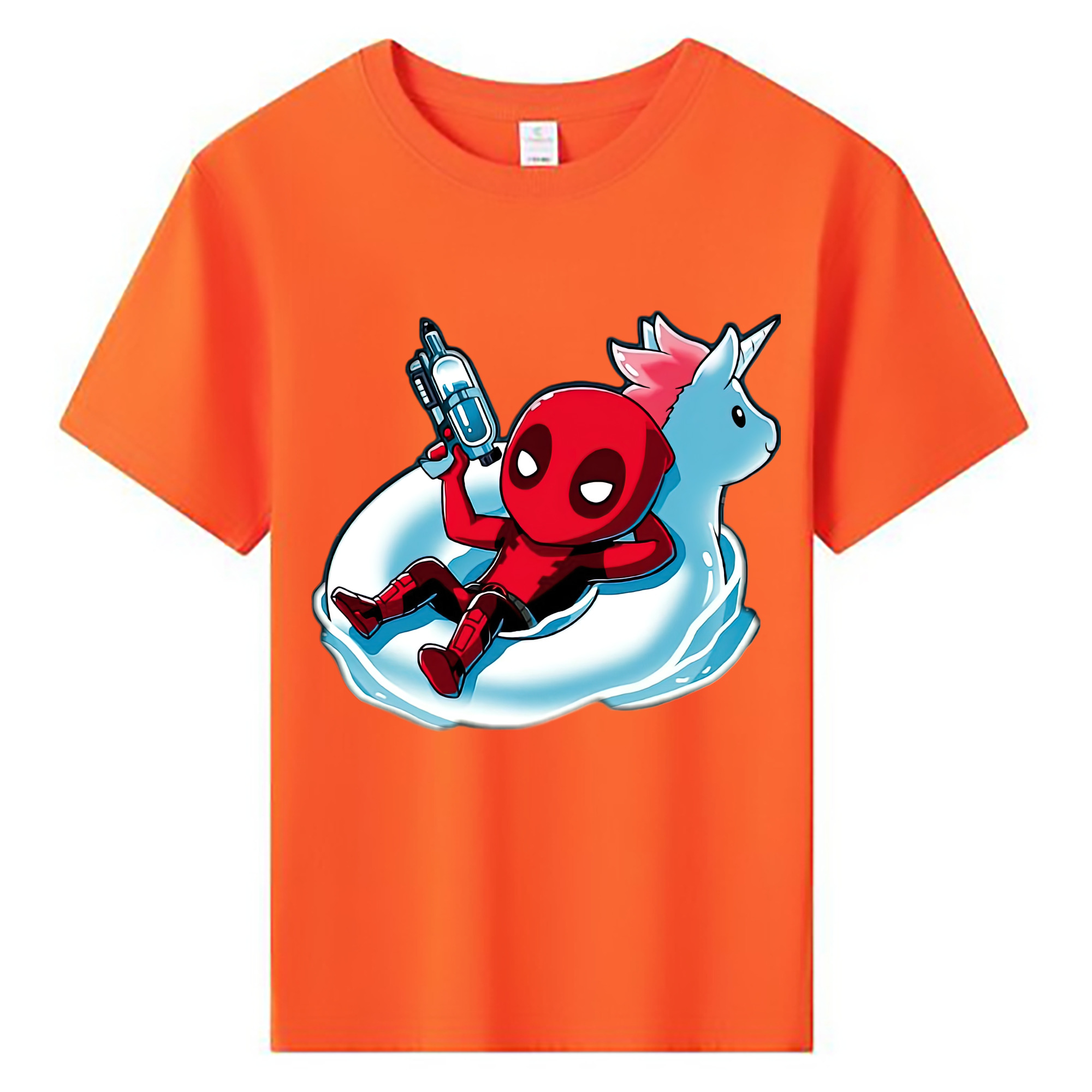 （画像用） Deadpool デッドプール 綿100％キッズTシャツ（フロントプリント）